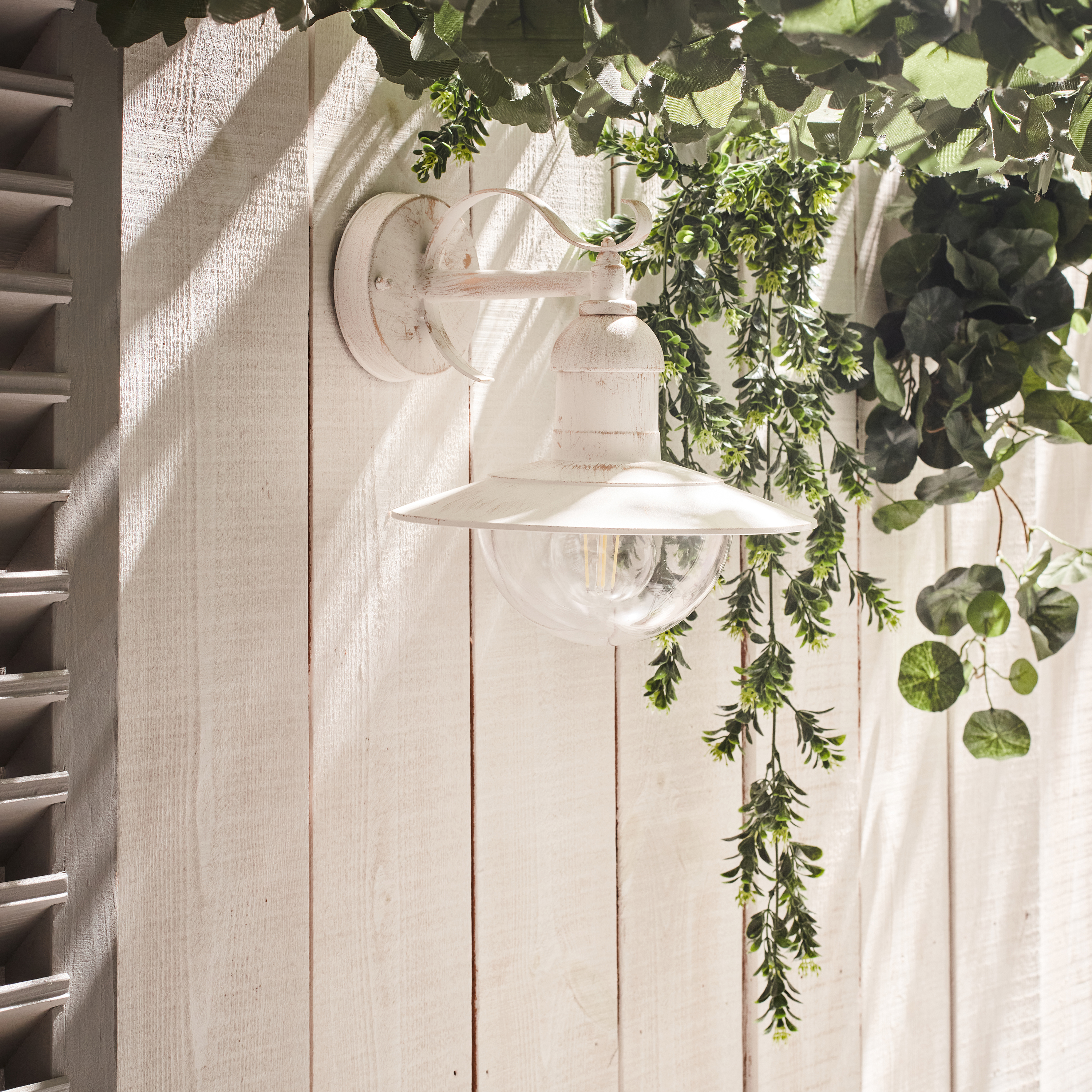 Applique classico da esterno bianco IP44 E27 INSPIRE - 3