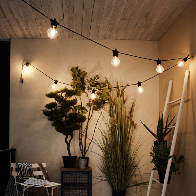 Guirnalda led Minta INSPIRE 10 luces negra con mando