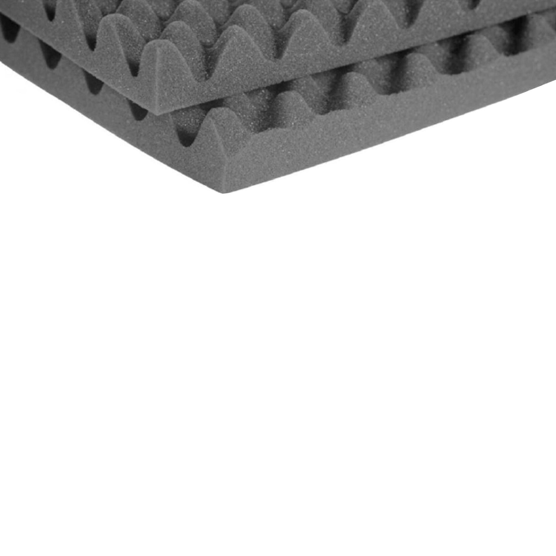 Pannello fonoassorbente 1 x 1 m, Sp 30 mm, 1 mq densità 18 kg/m³ - 2