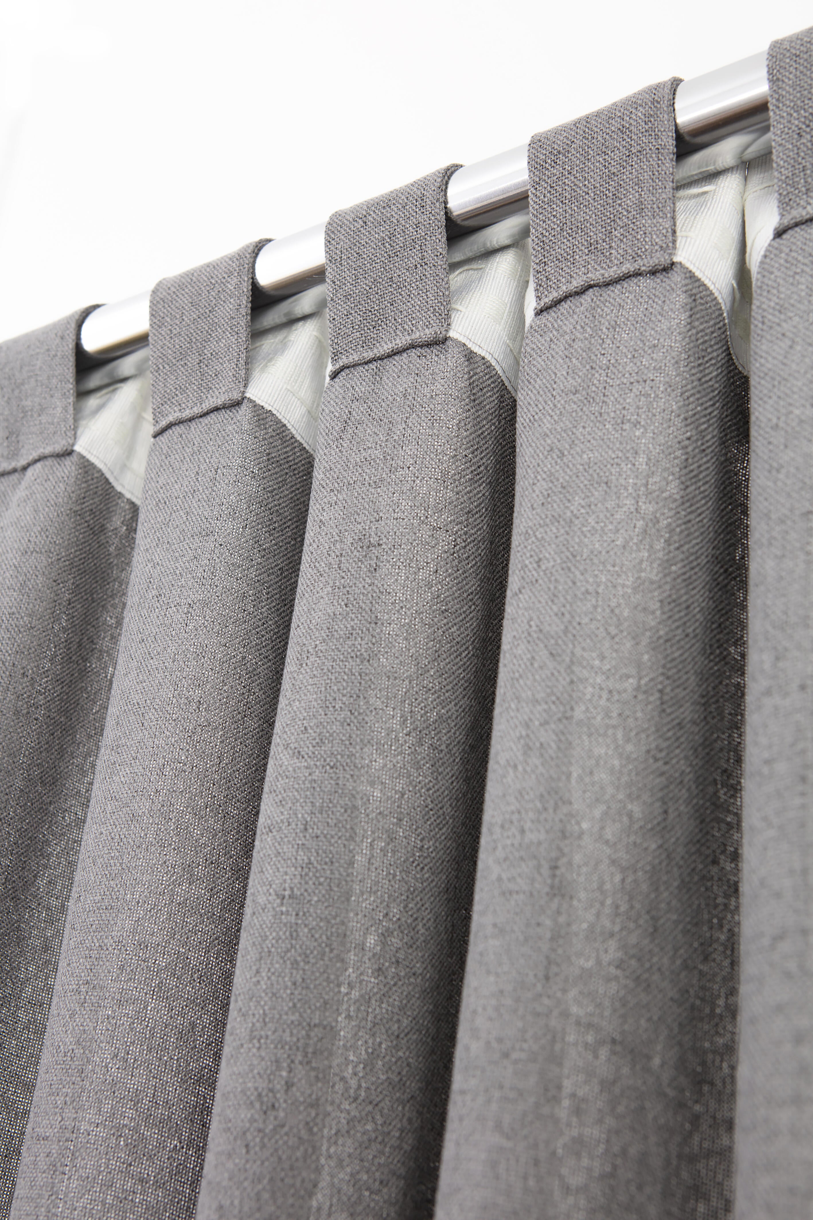 Tenda Coloso grigio, passanti nascosti 135x280 cm - 3