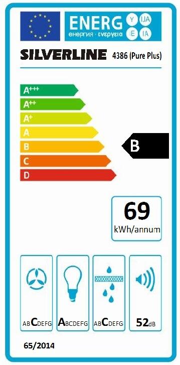 Cappa ad isola 4386 SILVERLINE bianco L 50 cm - 2