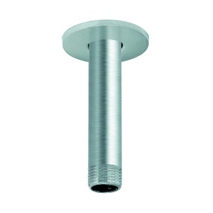 Braccio Doccia Acciaio Inox 304 - 38 Cm Con Flangia, Finitura Cromata