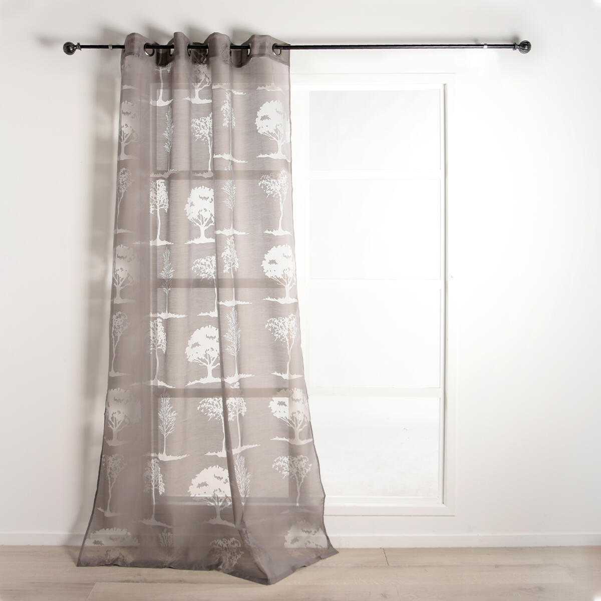Tenda Forêt zen beige, occhiello 140x280 cm VENGO - 2