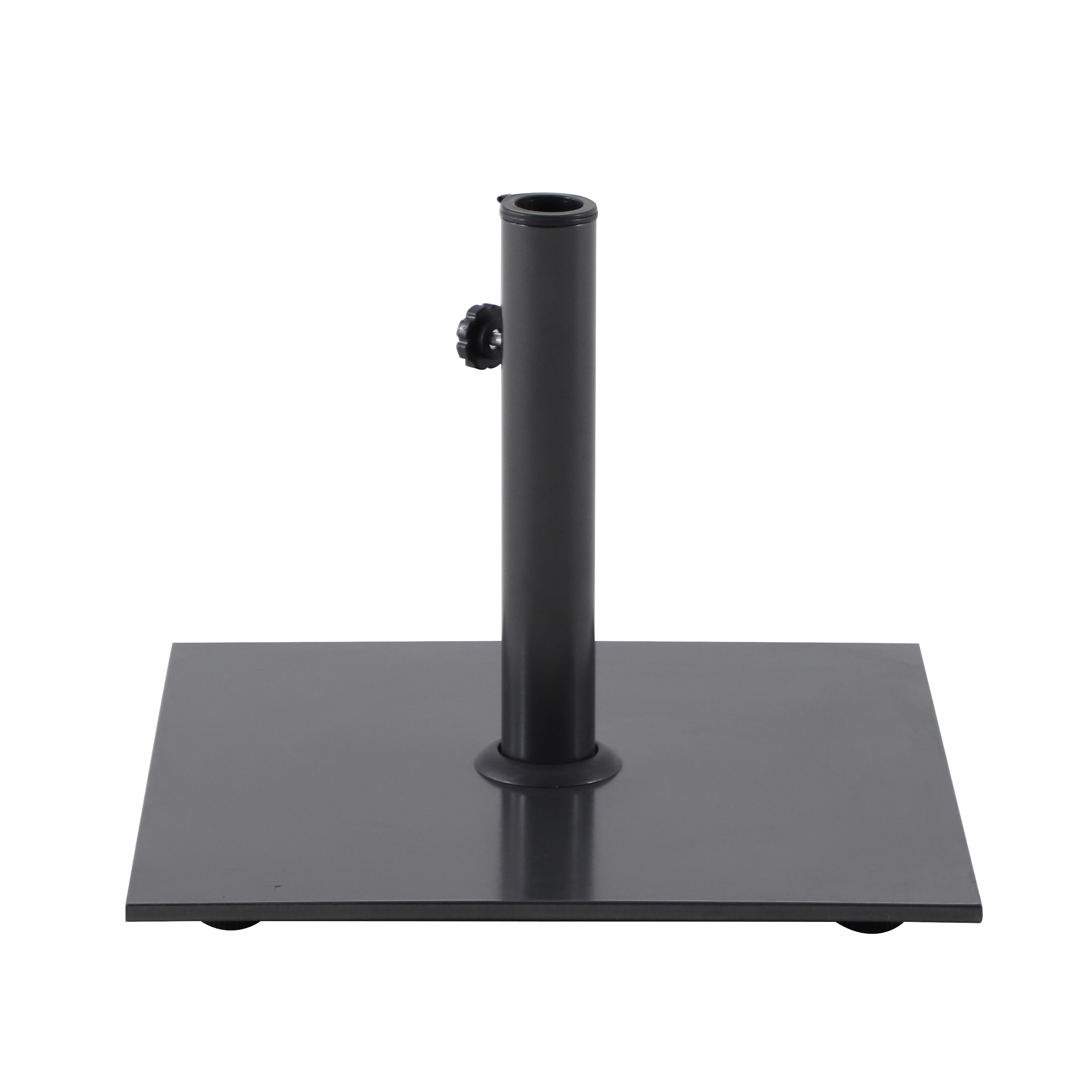 Base per ombrellone riempibile in acciaio grigio L 46 x P 46 x H 35 cm - 3