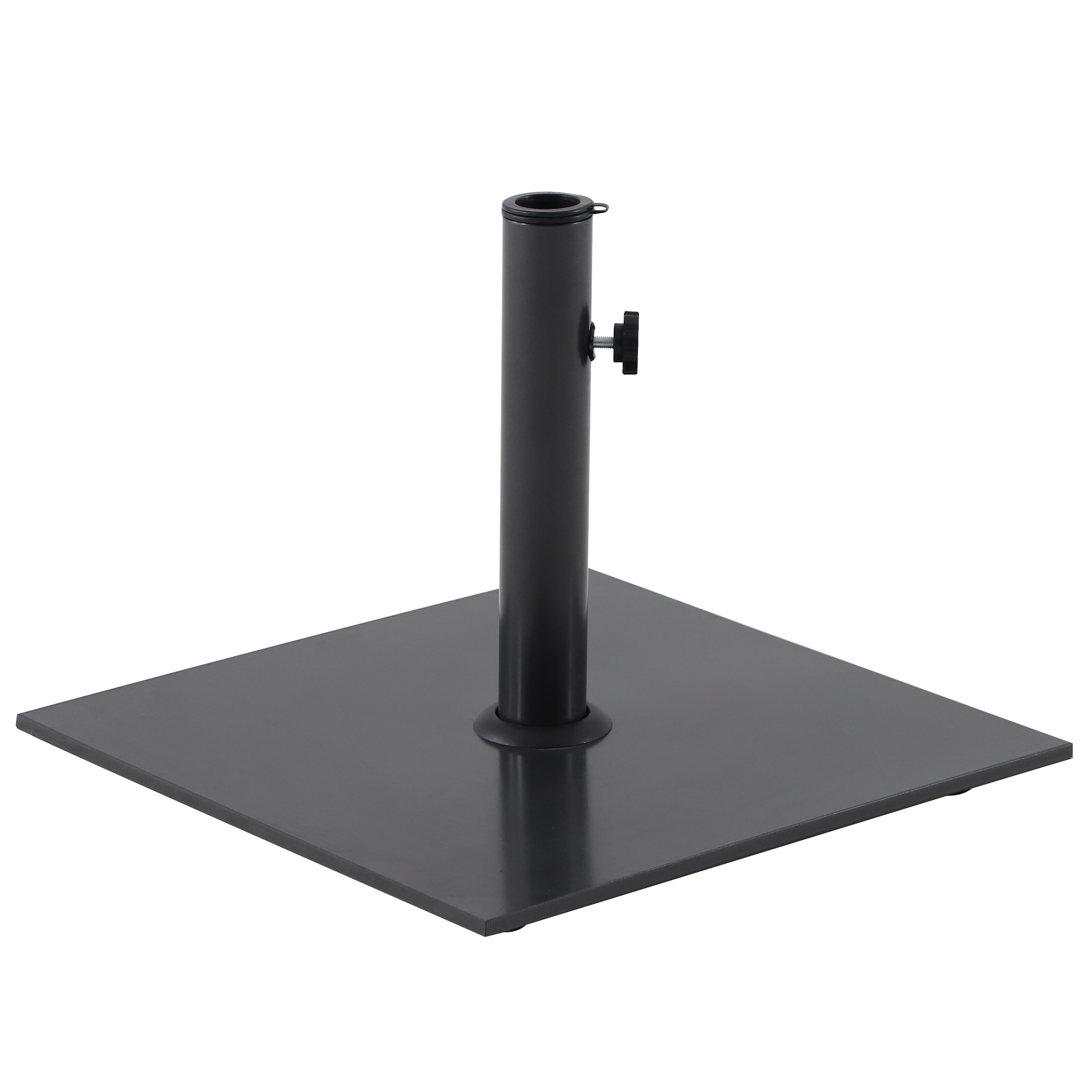 Base per ombrellone riempibile in acciaio grigio L 46 x P 46 x H 35 cm - 2