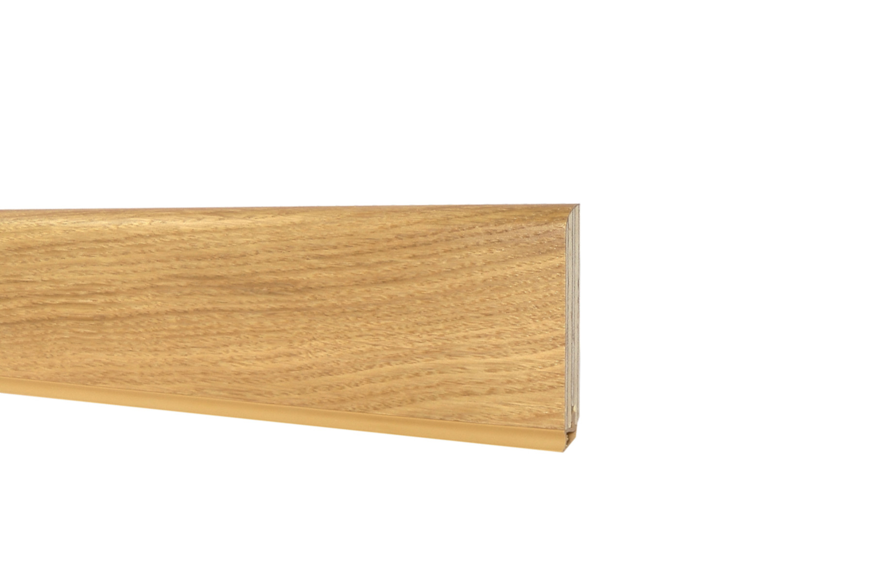 Battiscopa In MDF Rovere Sbiancato 70x10 Mm - Confezione Da 10 Pezzi Da 240 Cm