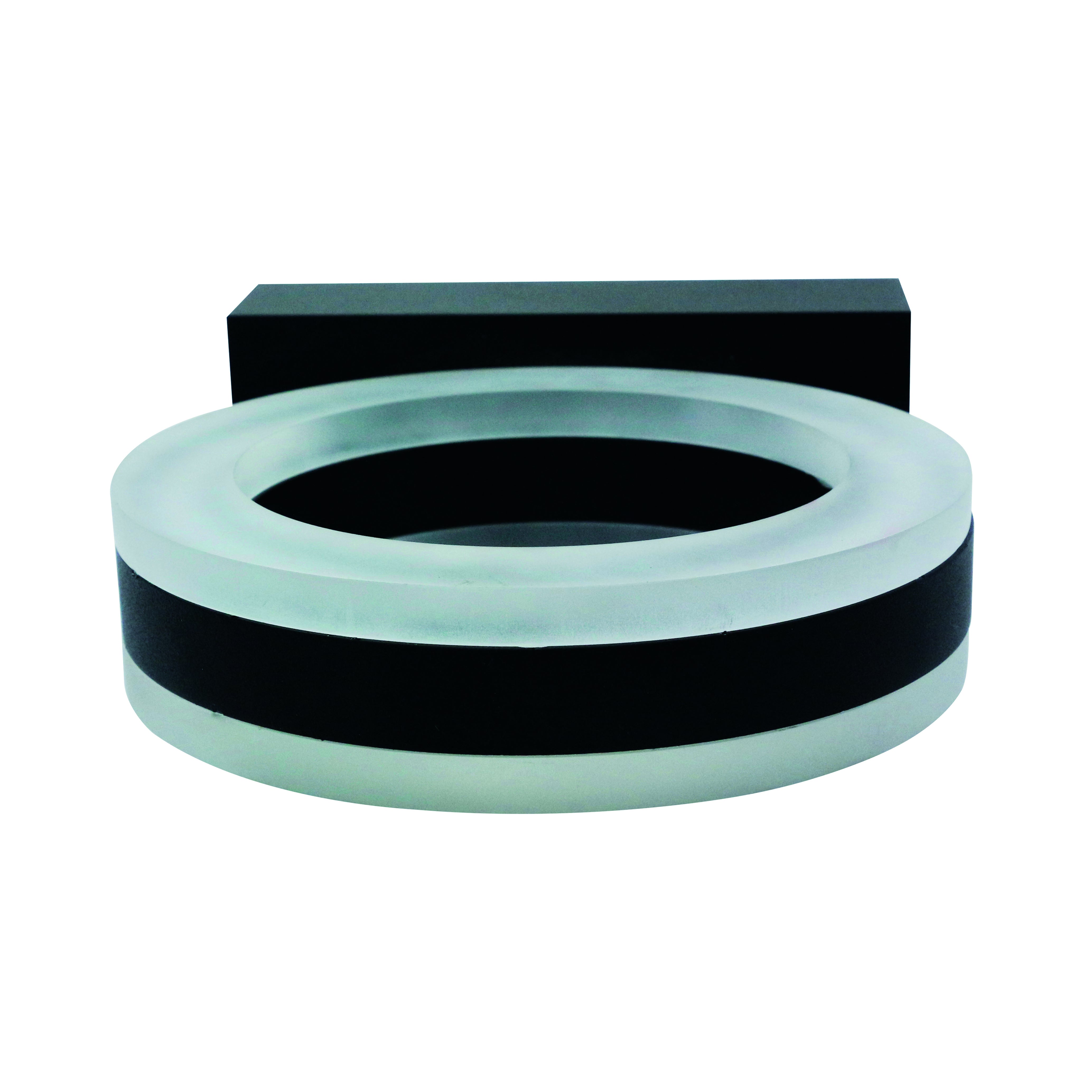 Applique LED da esterno Saturn nero IP54, luce bianco naturale 730 lumen, INSPIRE - 11
