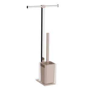 Mach piantana porta rotolo bagno porta scopino WC bidet moderna