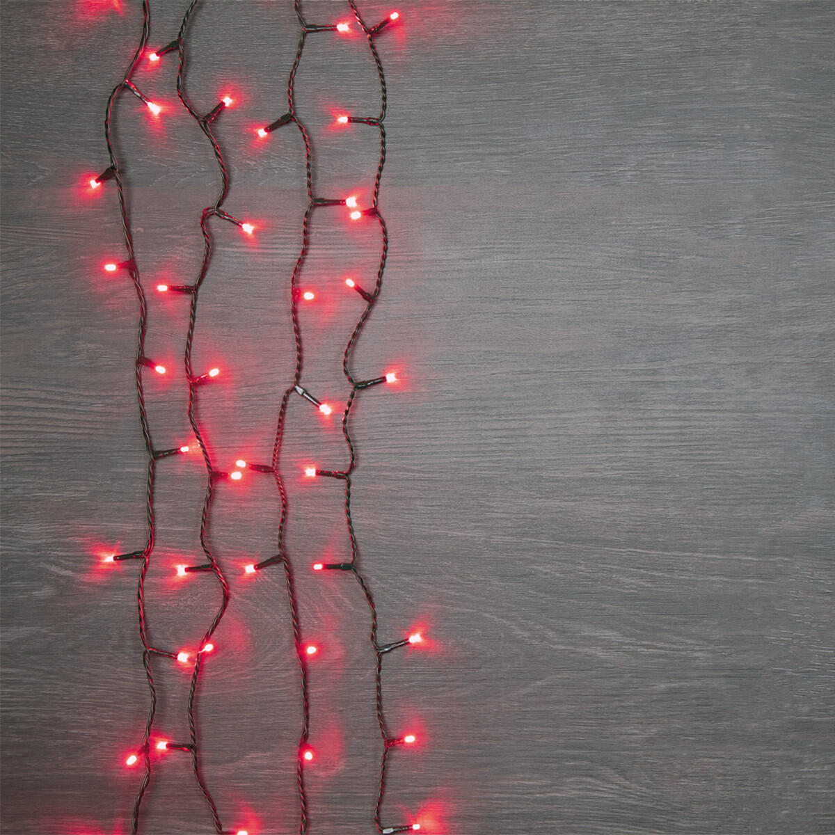 Catena luminosa per albero di Natale 480 luci LED rosse 34 m programmabile - 3