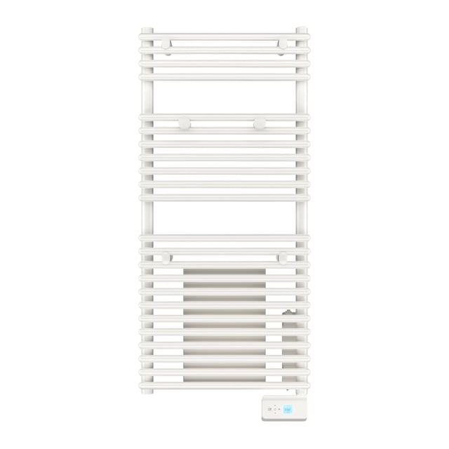 Sèche-serviettes électrique soufflant EQUATION 1500W, H.107 x l.50cm Eolto blanc