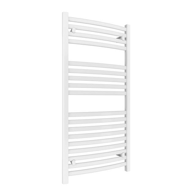 Sèche-serviettes eau chaude Borali EQUATION, 544 W, H.115 x l.55 cm courbé blanc