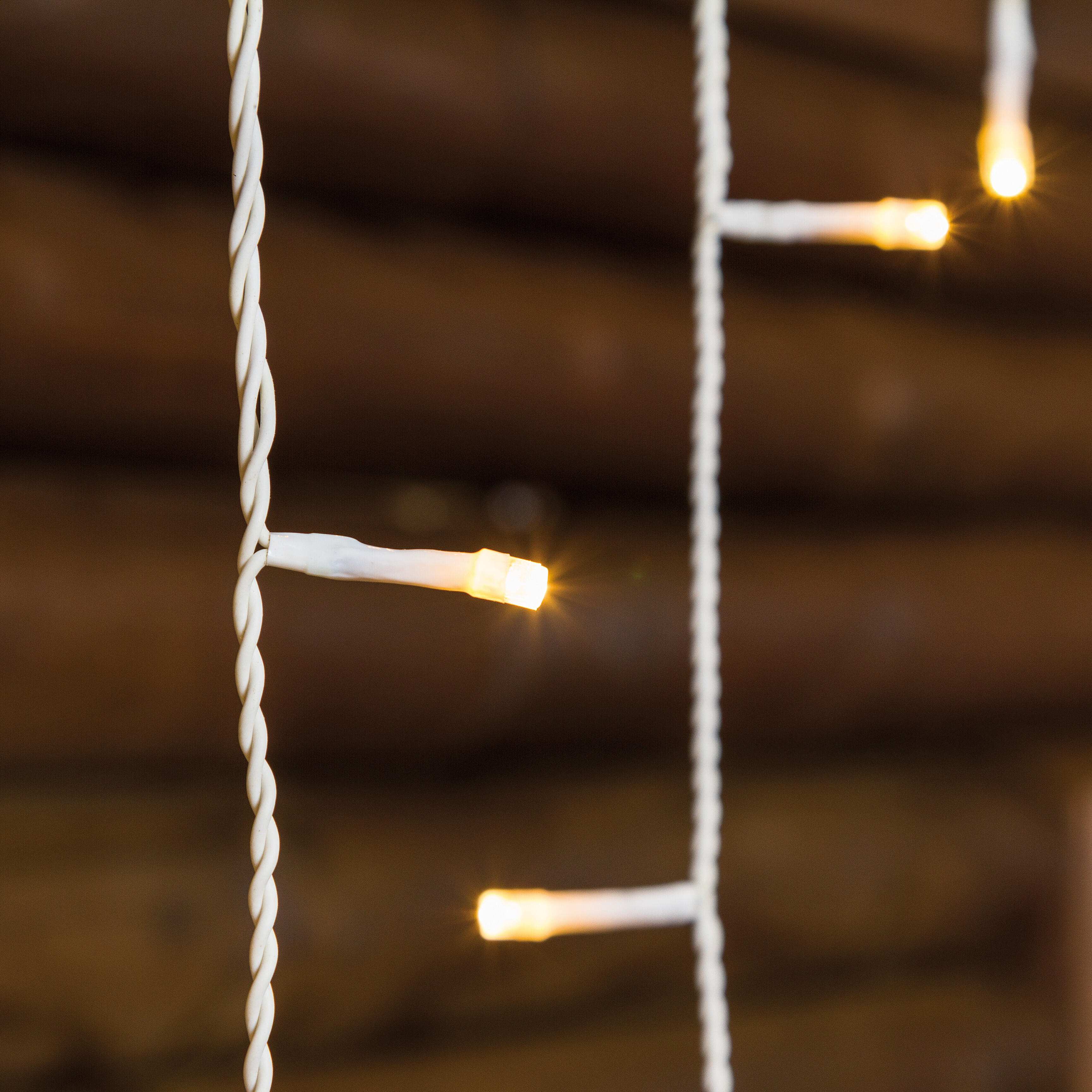 Tenda luminosa natalizia 120 lampadine led bianco caldo H 60 x L 512 cm - 5