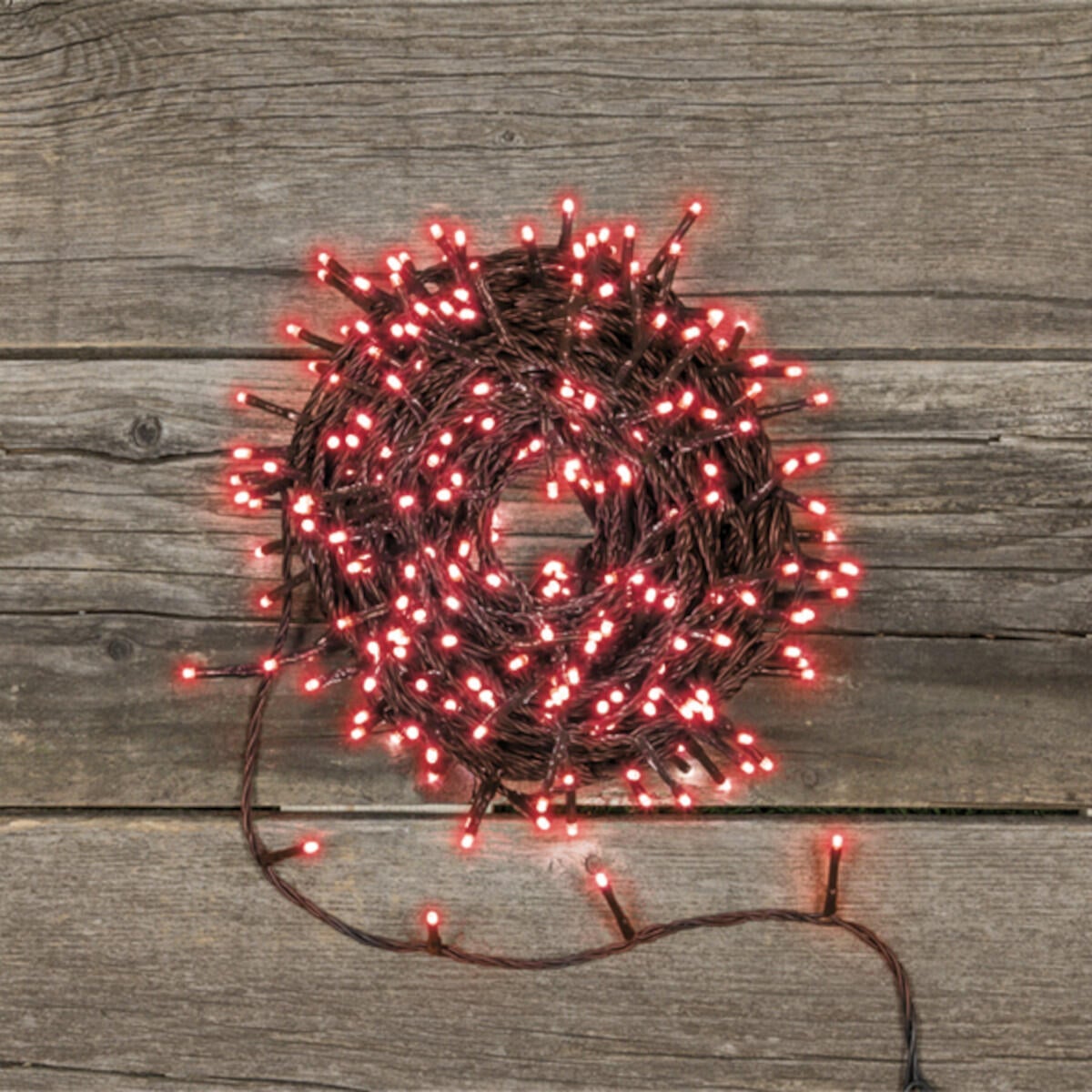 Catena luminosa per albero di Natale 480 luci LED rosse 34 m programmabile - 2