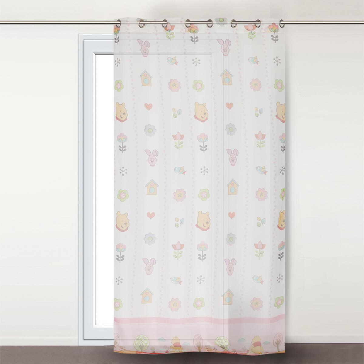 Tenda Winnie rosa, occhiello 145x280 cm - 2
