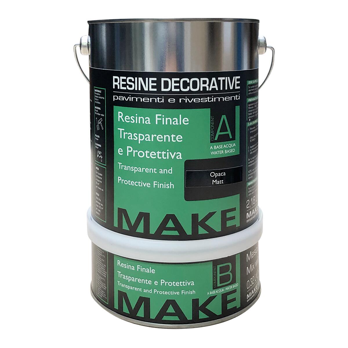 Resina poliuretano MAKE 2.5 L Trasparente opaco | Leroy Merlin