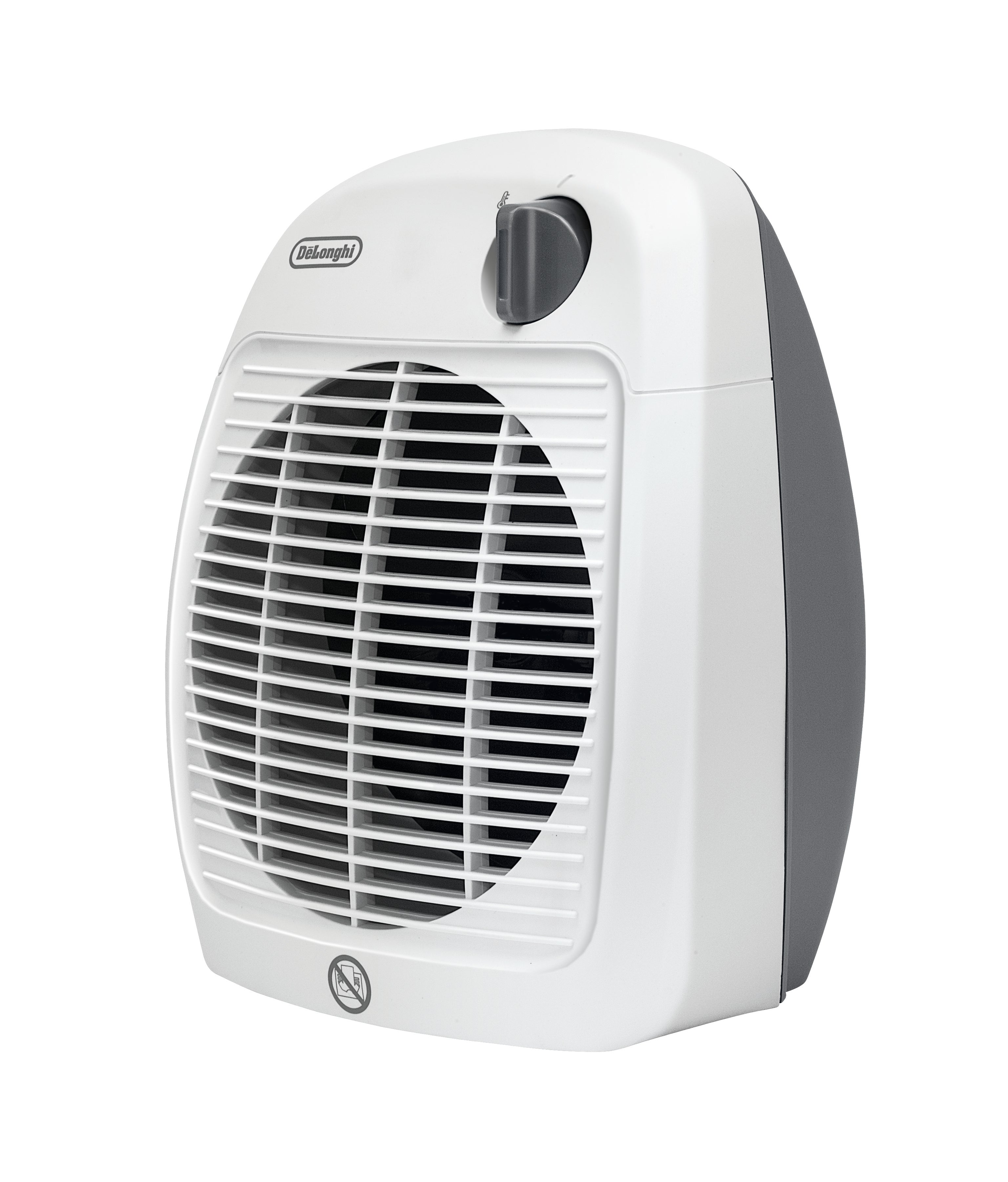 De'Longhi Termoventilatore Silenzioso HVY1020.W Bianco - Caldo Veloce
