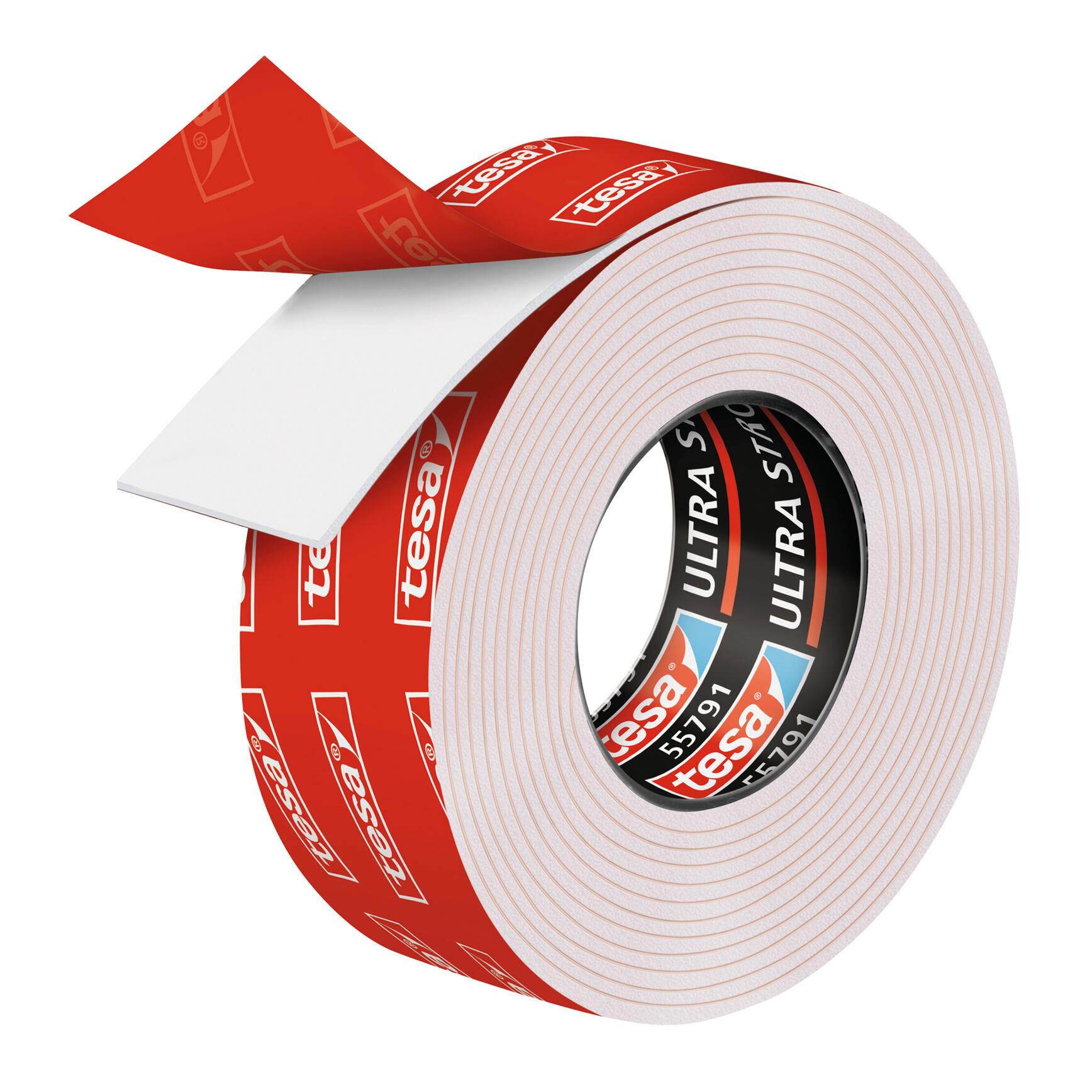 Nastro adesivo, TESA Powerbond® ultra forte, biadesivo per fissaggio bianco H 19 mm x L 1.5 mt - 13