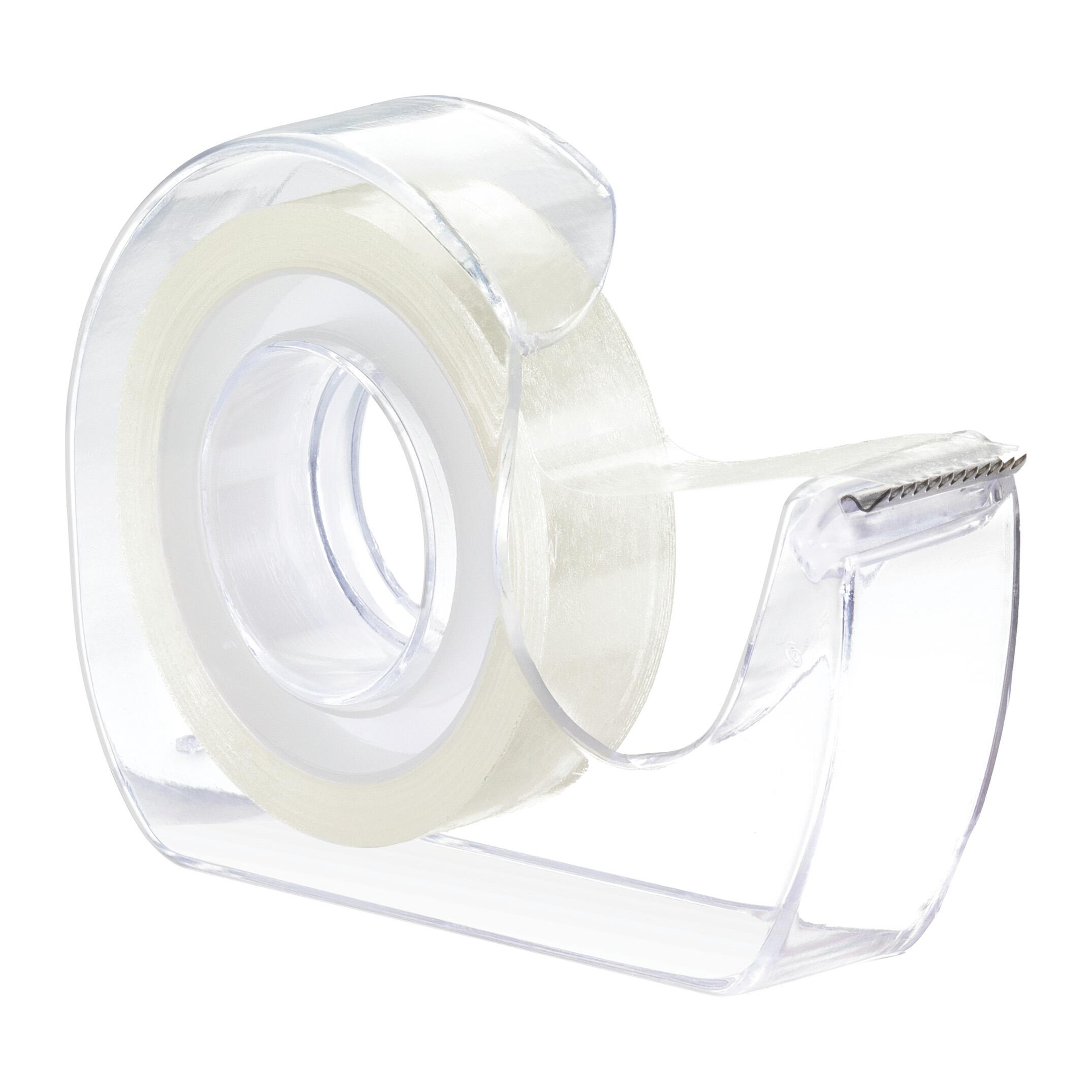 Nastro Biadesivo Per Abbigliamento Lookmee - Tessuto Trasparente - 2 Rotoli Da 5m - Per Scollature E Abiti Svolazzanti