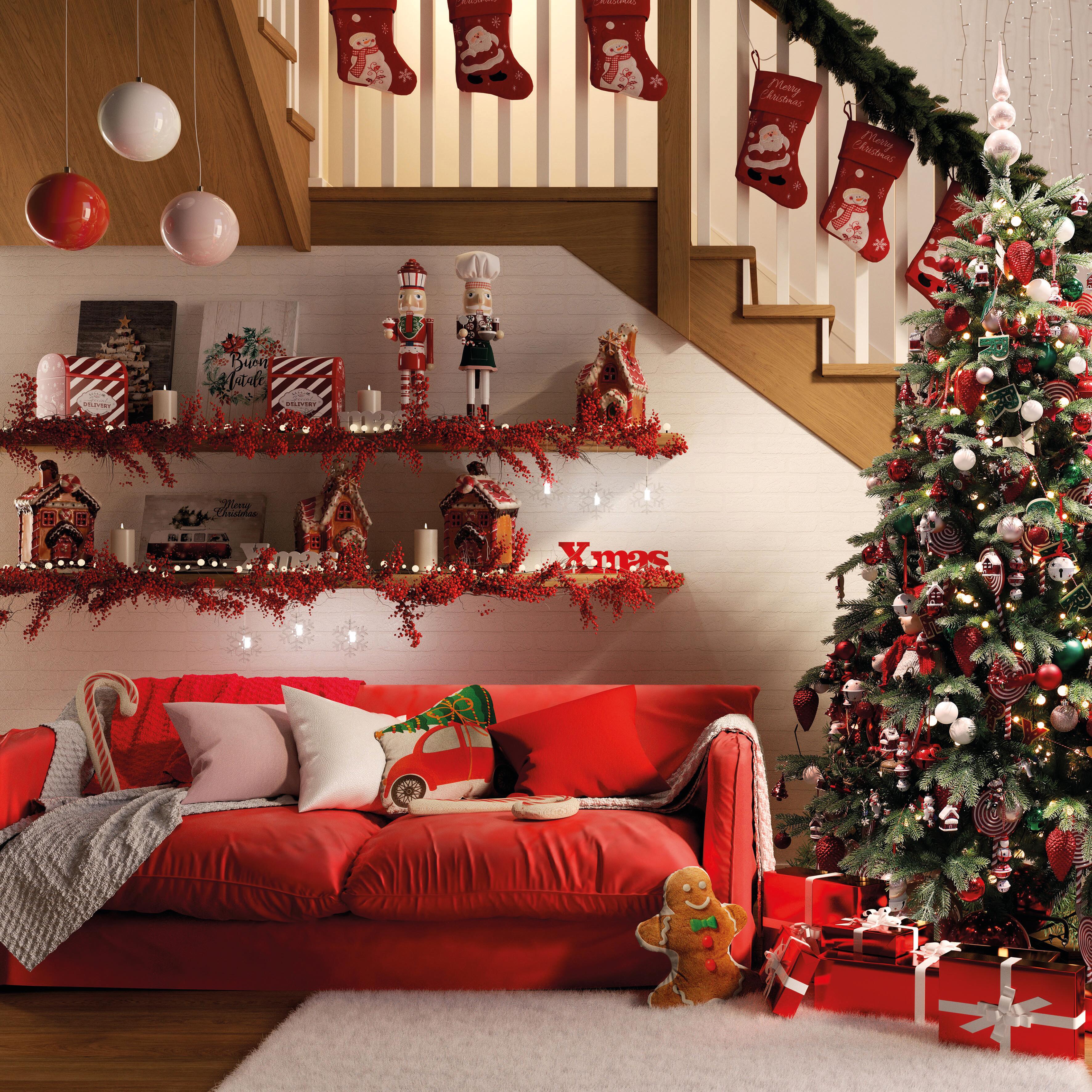 Cuscino Viki rosso 42 x 42 cm - 2