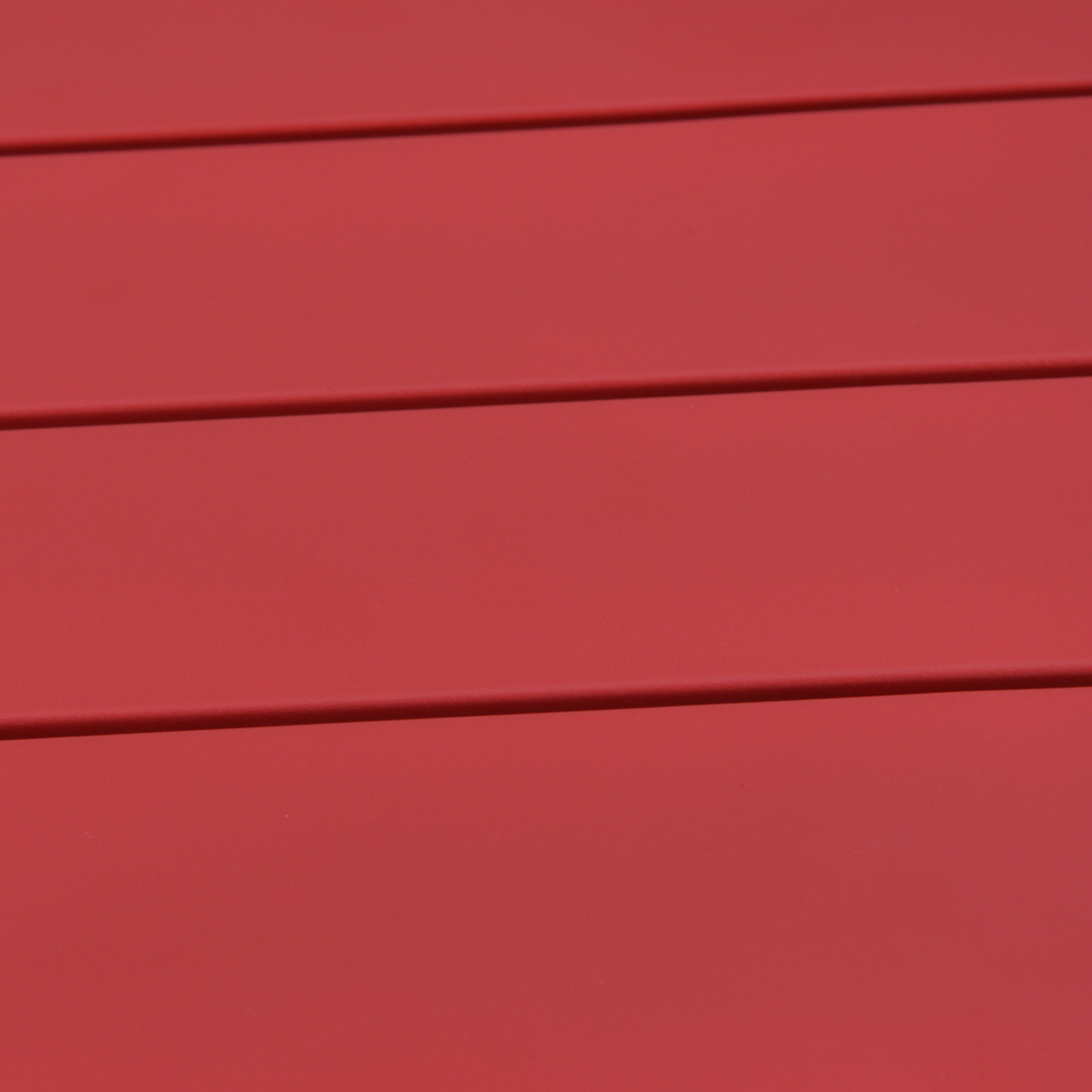 Table de jardin CAFE rectangulaire en métal coloris rouge – 4 personnes - 7