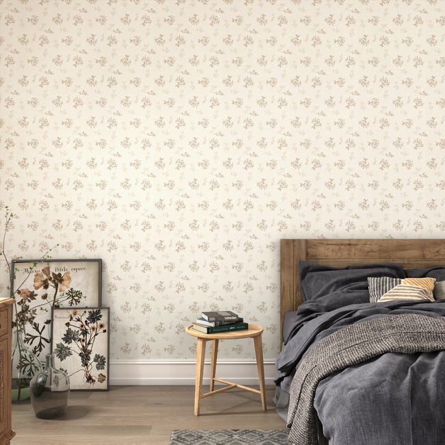 Papel Pintado Rasch Vincenza - Diseño Hormigón Beige, No Tejido 10.05x0.53 M