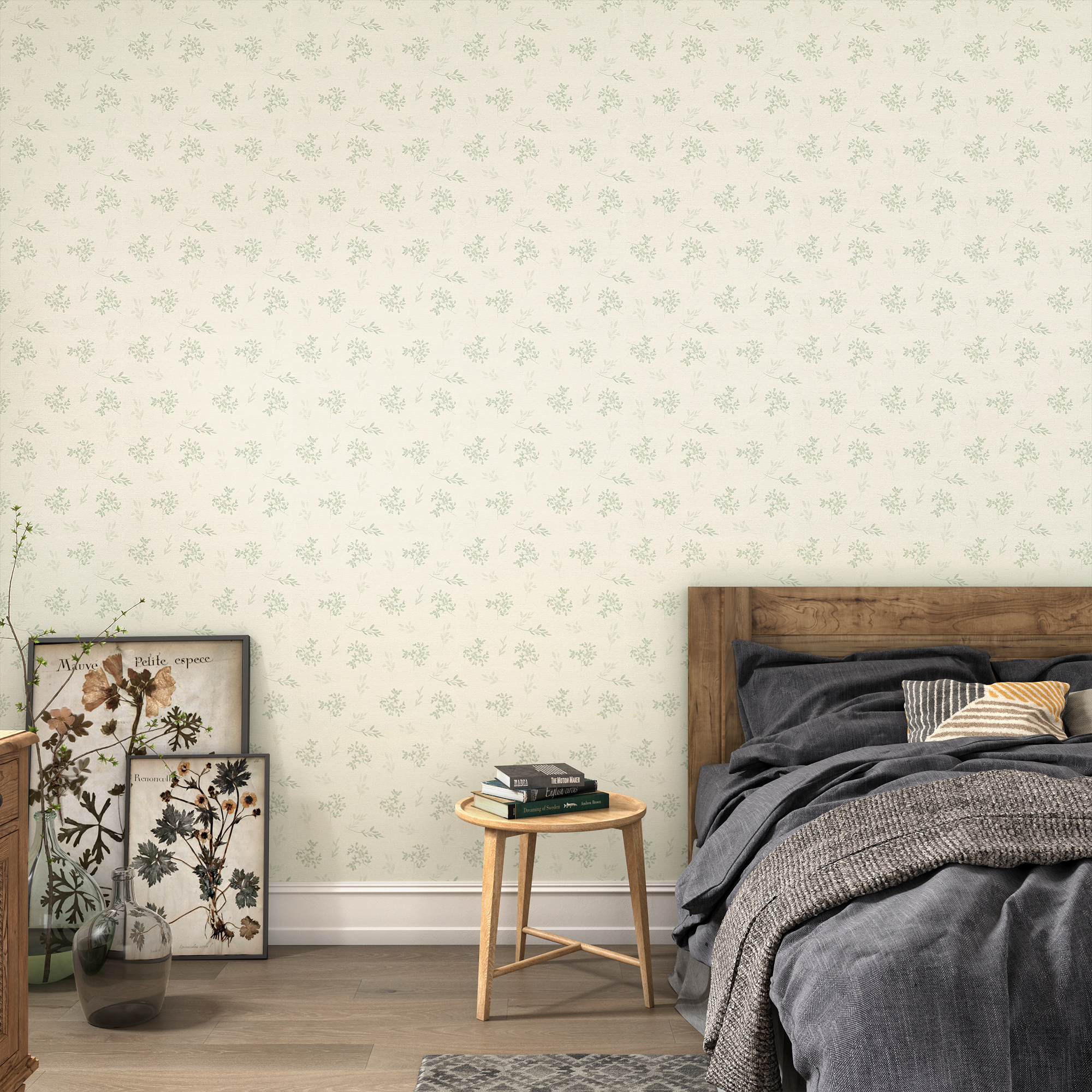 Papel de parede INSPIRE SAGE5 VERDE - 9