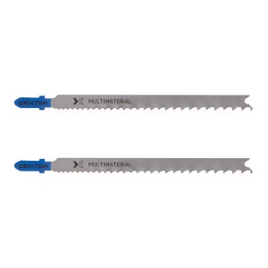 Set 10 Lame Per Seghetto Alternativo A T – 112 Mm, In Acciaio Al Carbonio Indurito, A Denti Grossi, Per Legno, Laminato, Plastica E Compensato, Professionali