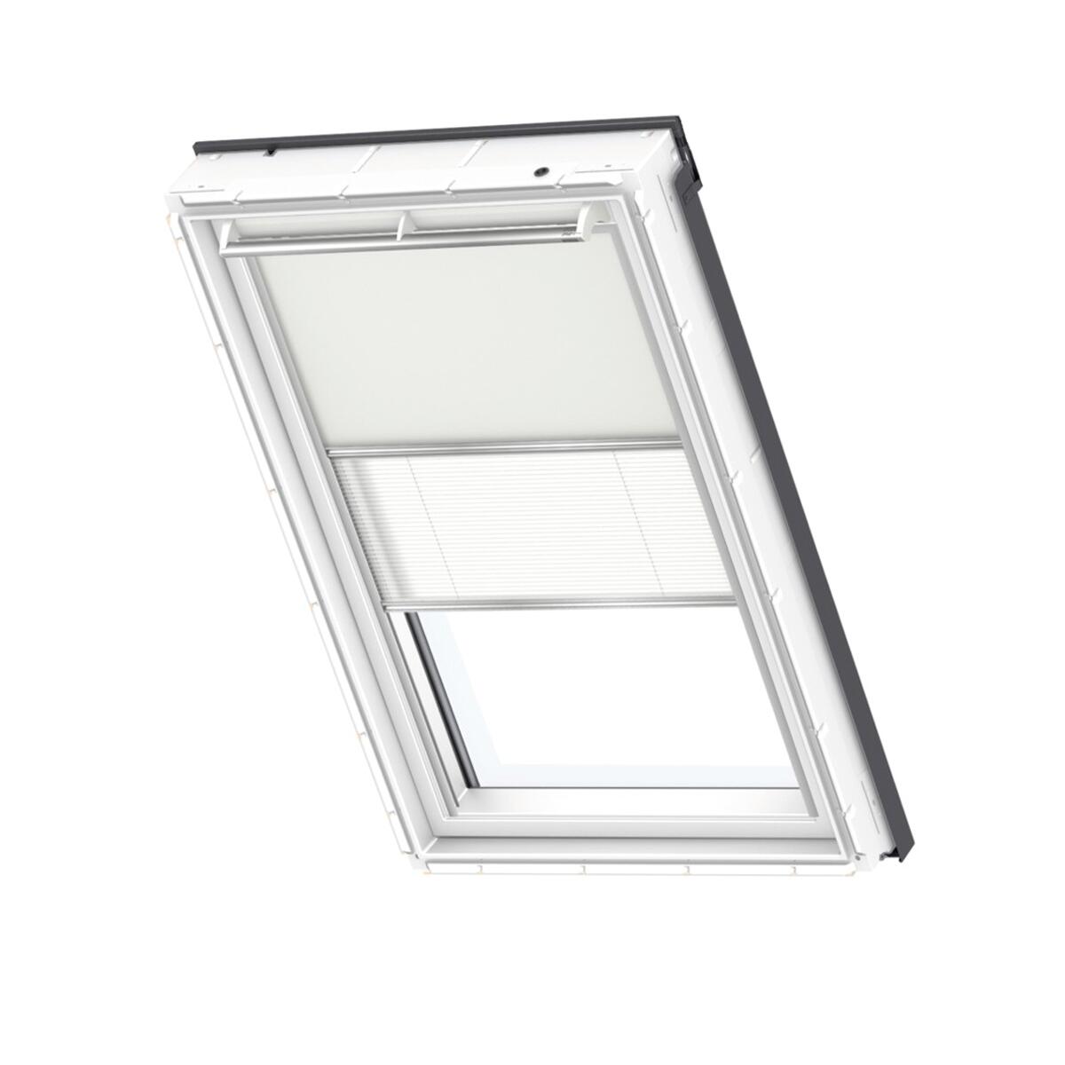 Tenda Oscurante Originale VELUX DKL Per Finestre FK06 - Blu Scuro Con Guide Grigie - 3