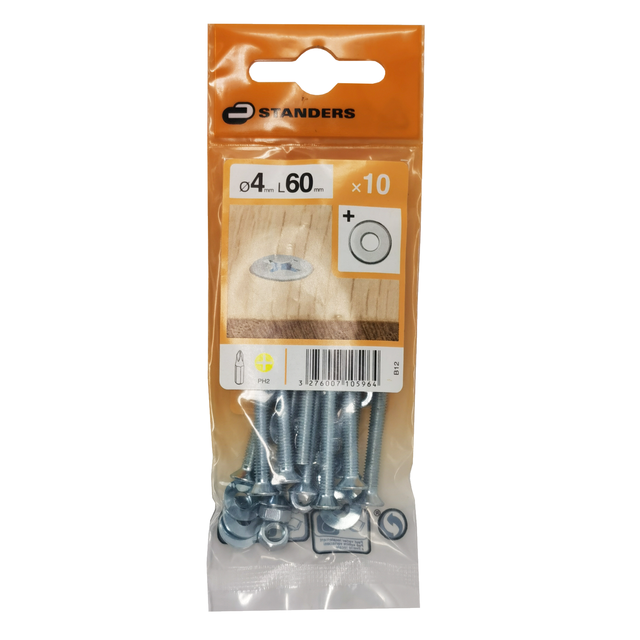 Tornillo SPAX WIROX Torx - 5 X 55 Mm - Cabeza Avellanada - Rosca Parcial Caja De 500