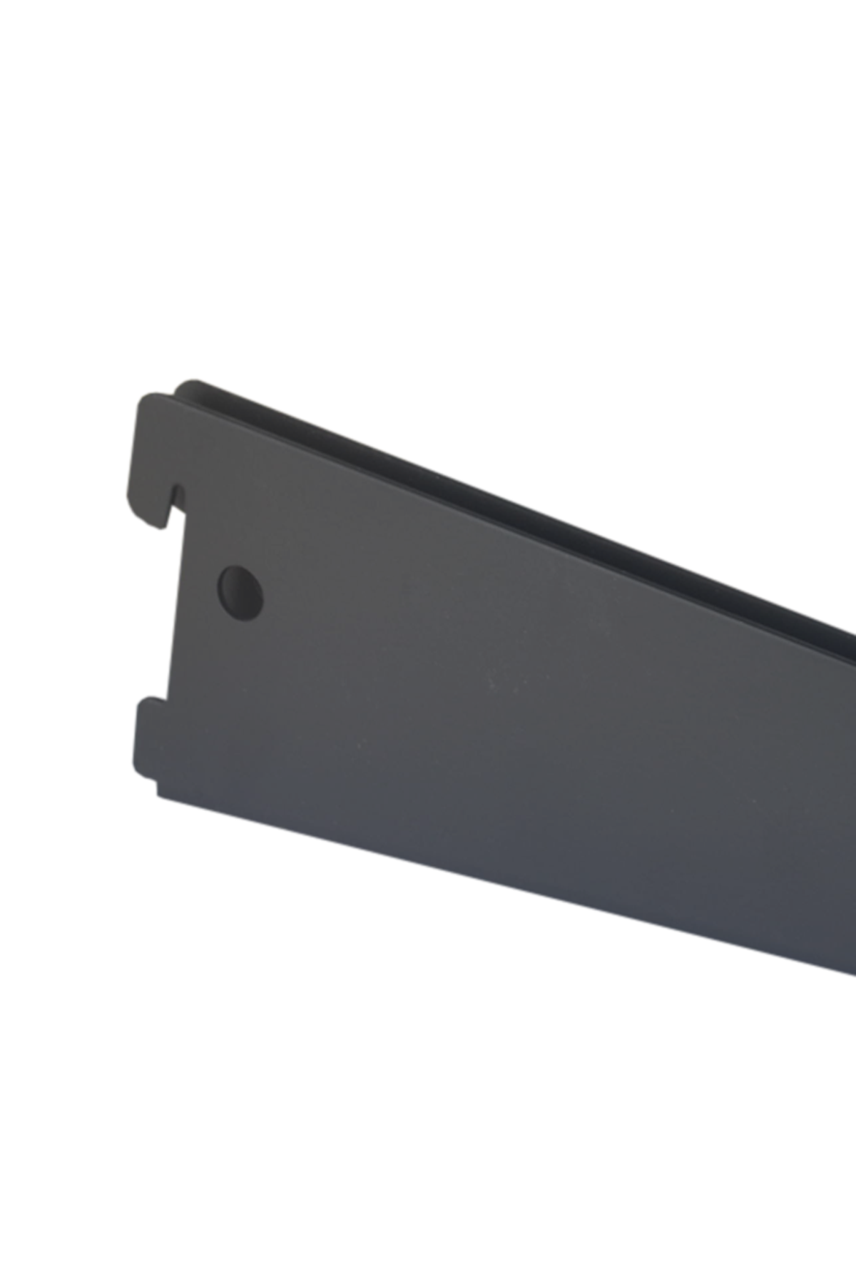 Supporto doppio per mensola Spaceo L 38.1 x H 1 x P 37 cm nero - 5