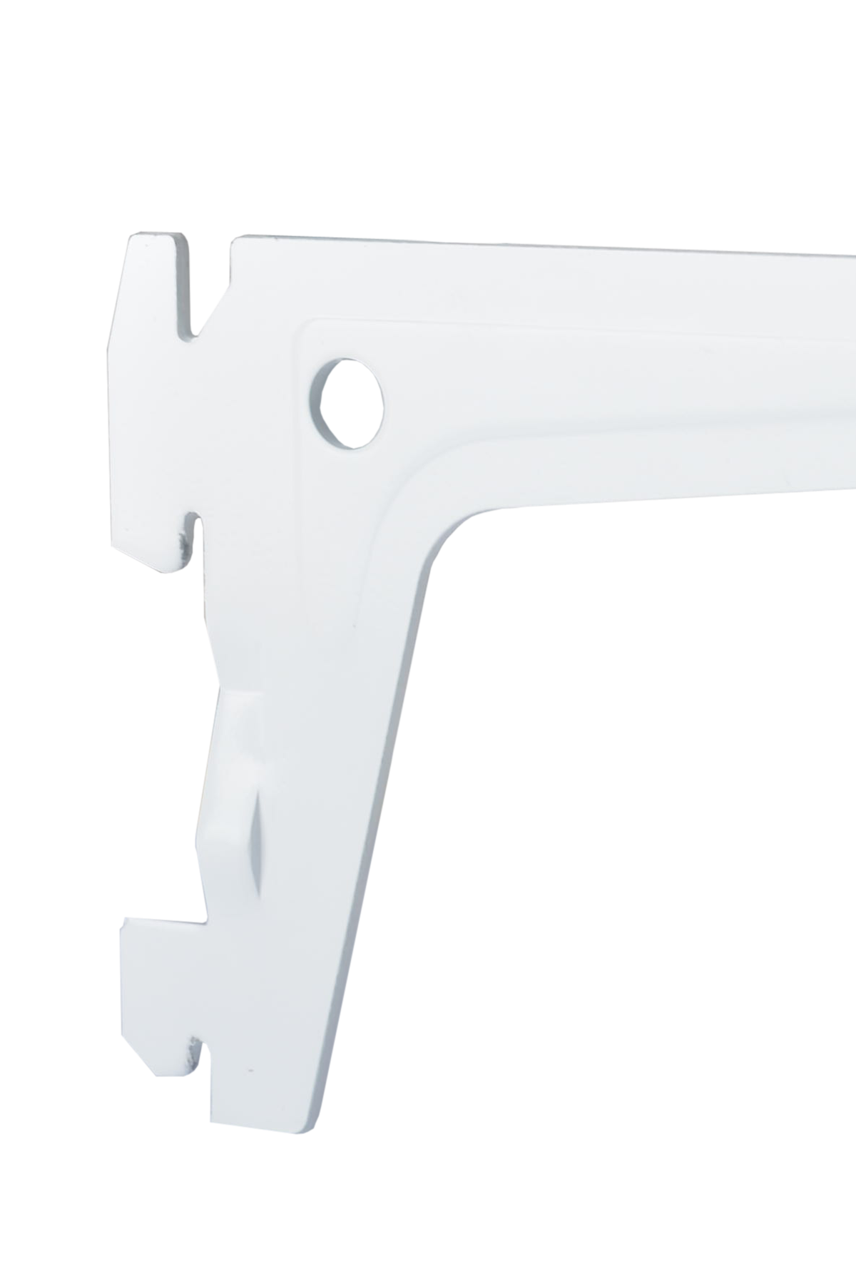Supporto per cremagliera semplice Spaceo L 36.7 x H 8.4 x P 35 cm bianco - 3