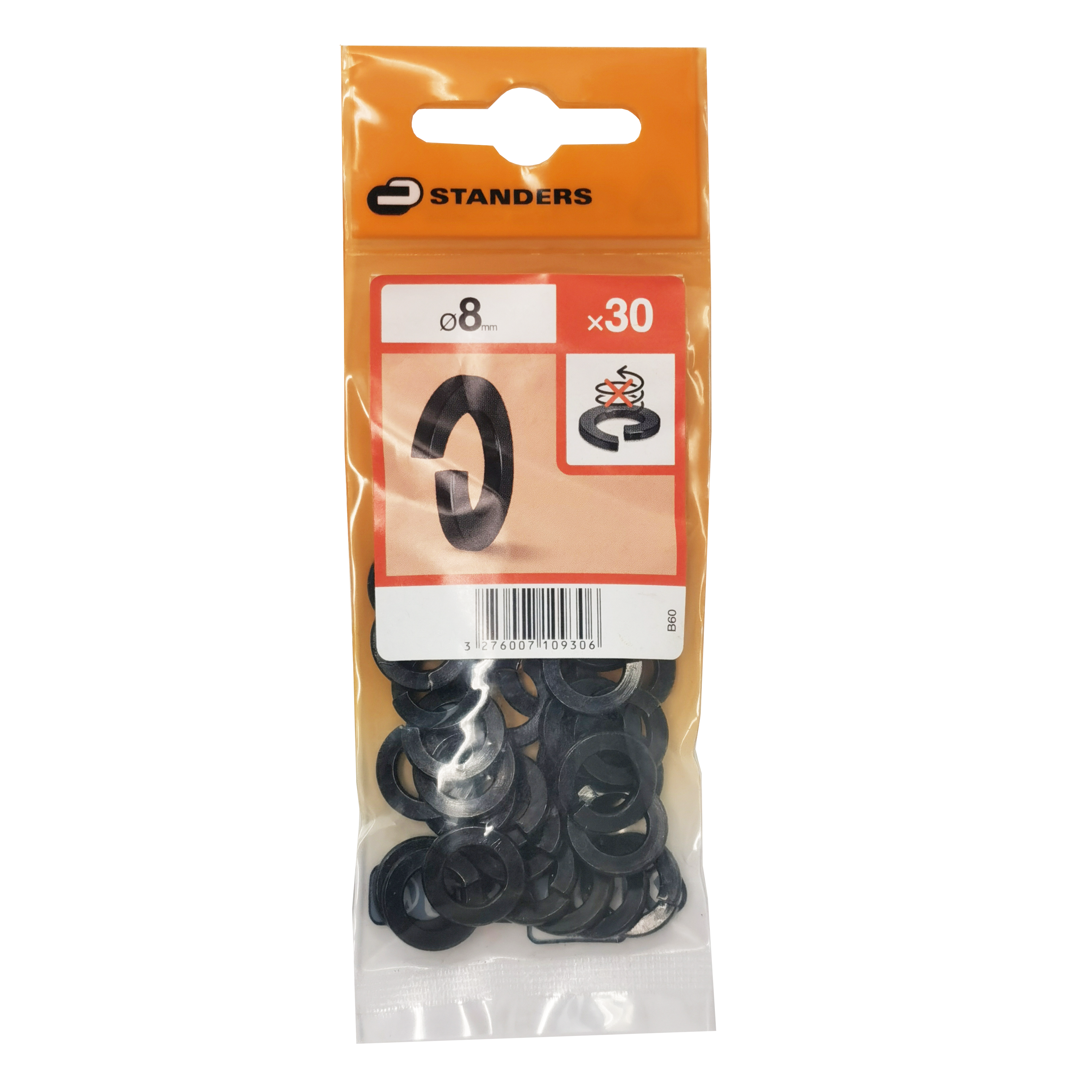 30 arandela grower autoblocante en acero de 8 mm de ø interior - 7