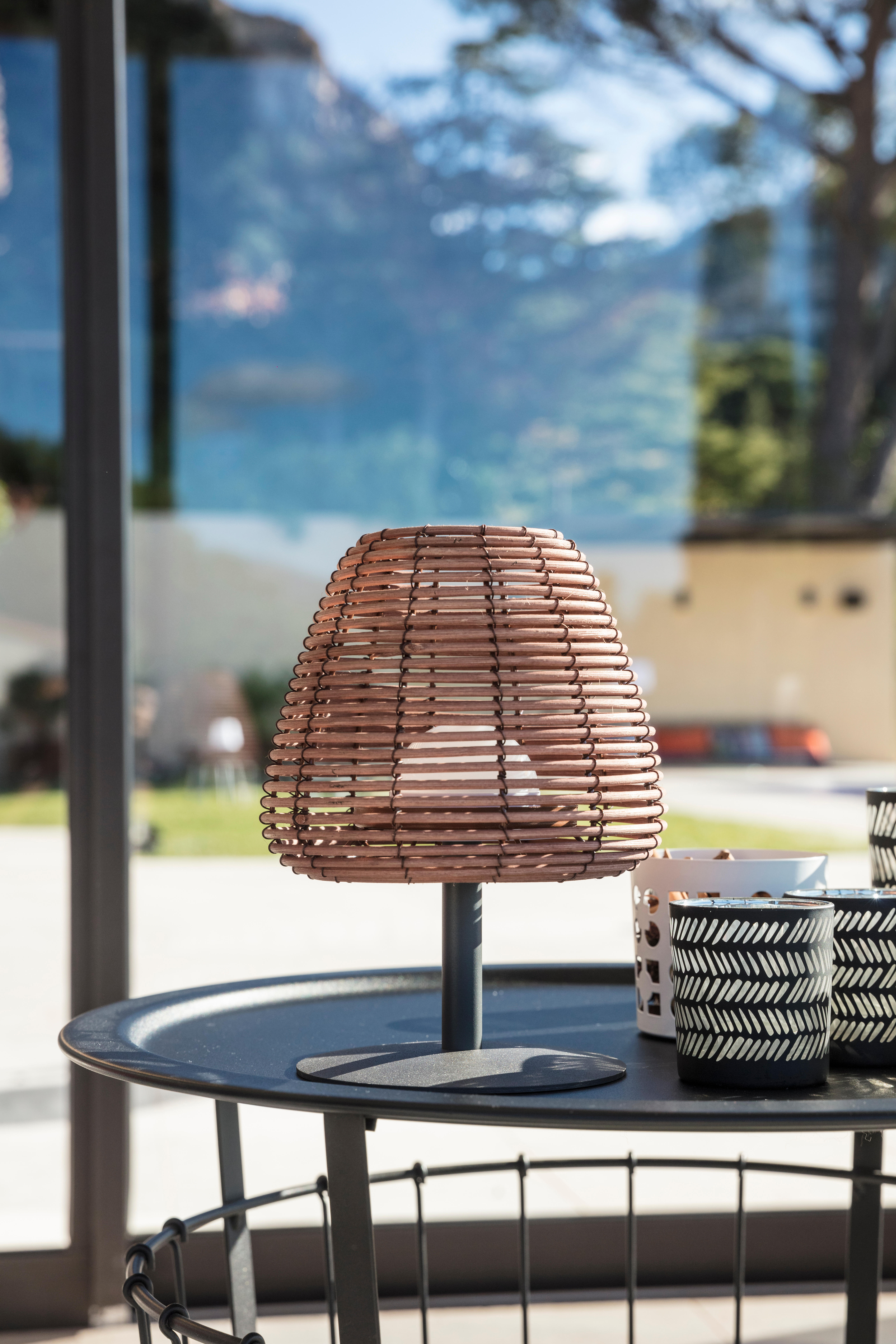 Lampada da esterno senza fili Boheme marrone , luce bianco IP44 LUMISKY - 9