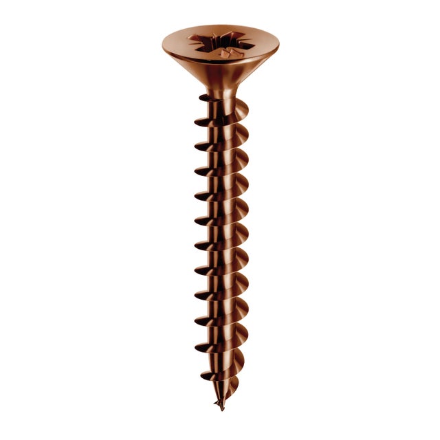 Vite MUSTAD PANELVIT® testa svasata PZ2 in acciaio bronzato Ø4XL16 mm, 500 pezzi