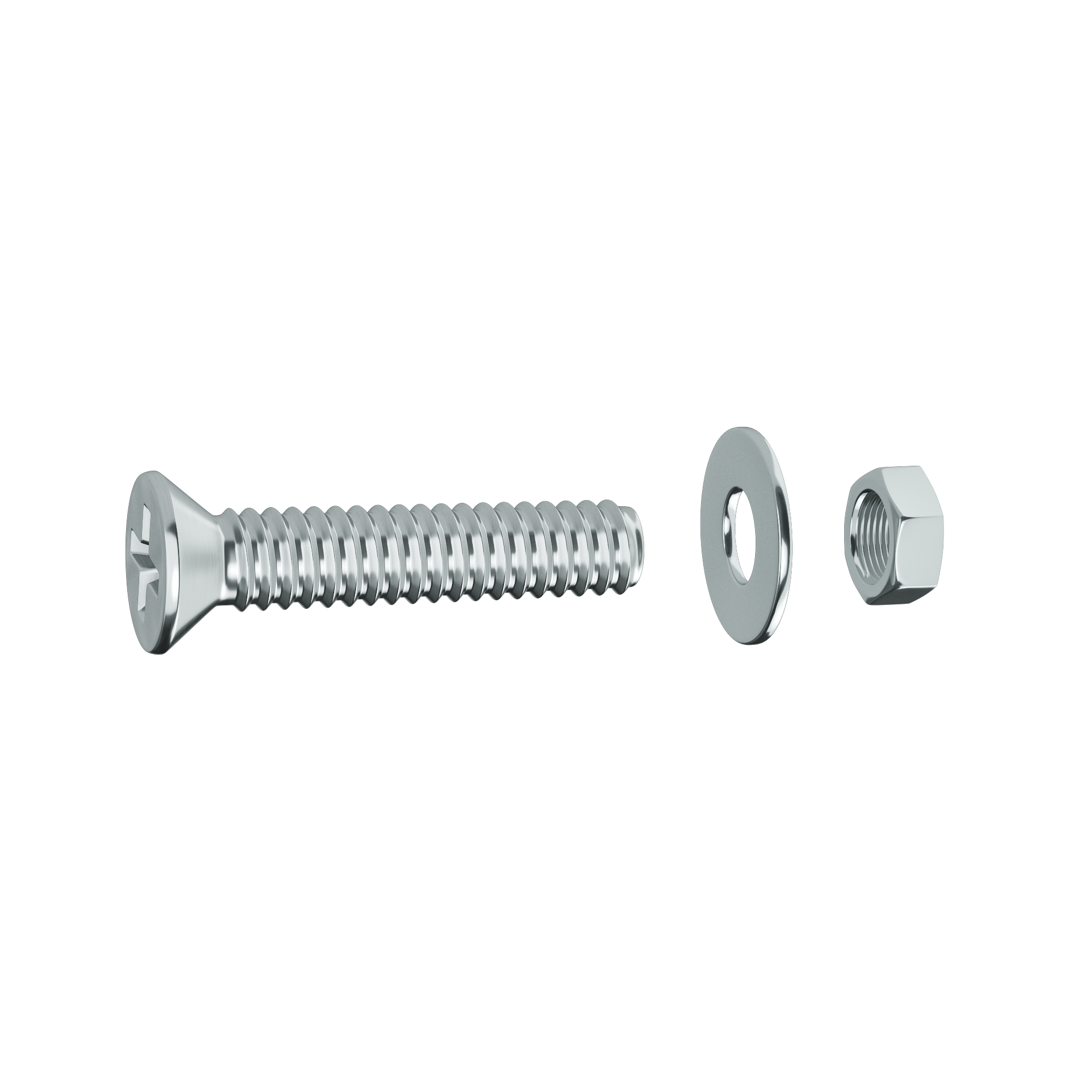 20 parafusos STANDERS PHILIPS ZINCADO 5X15 - 2