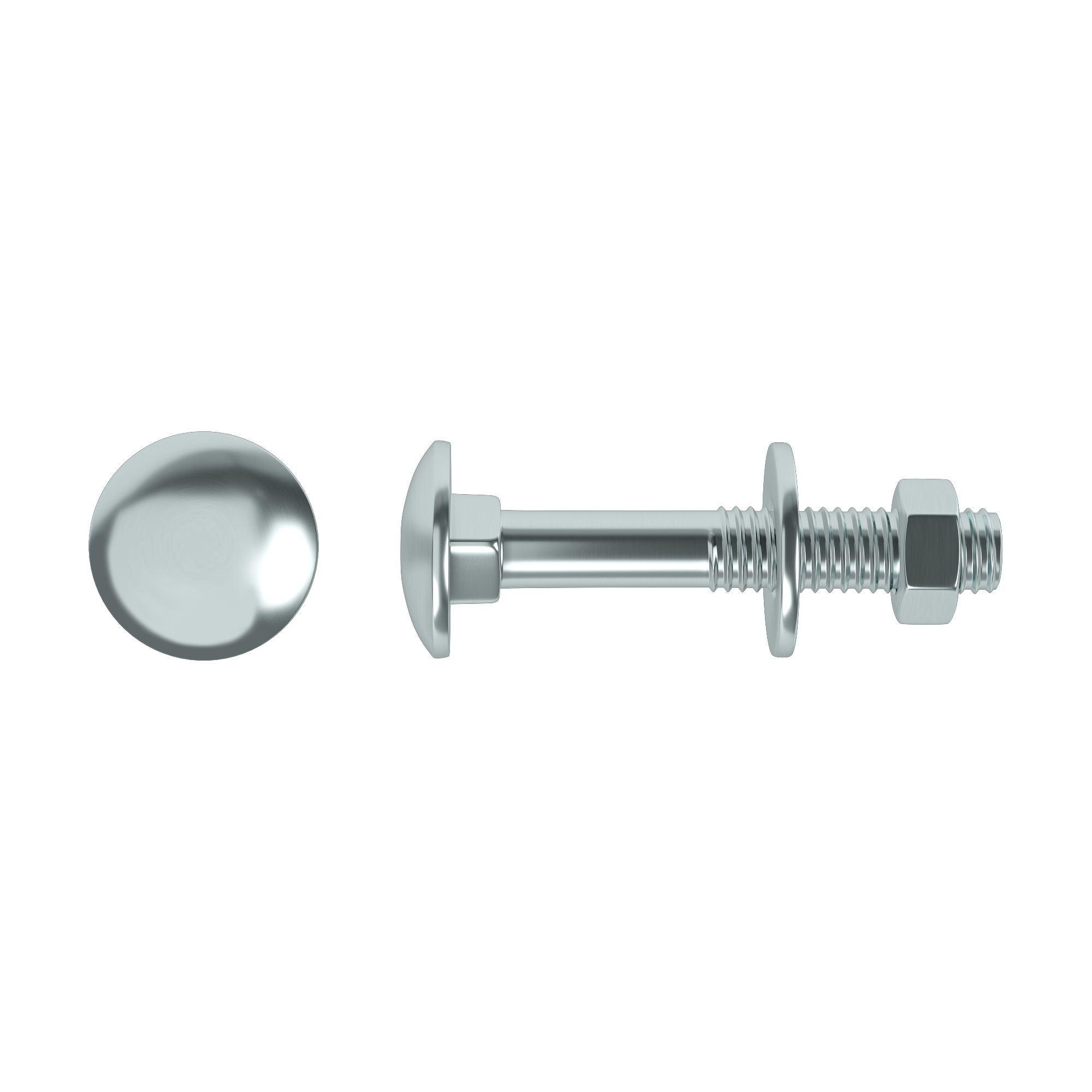 6 tornillo de métrica cabeza redonda sin muesca de acero , ø 5 x l.20 mm