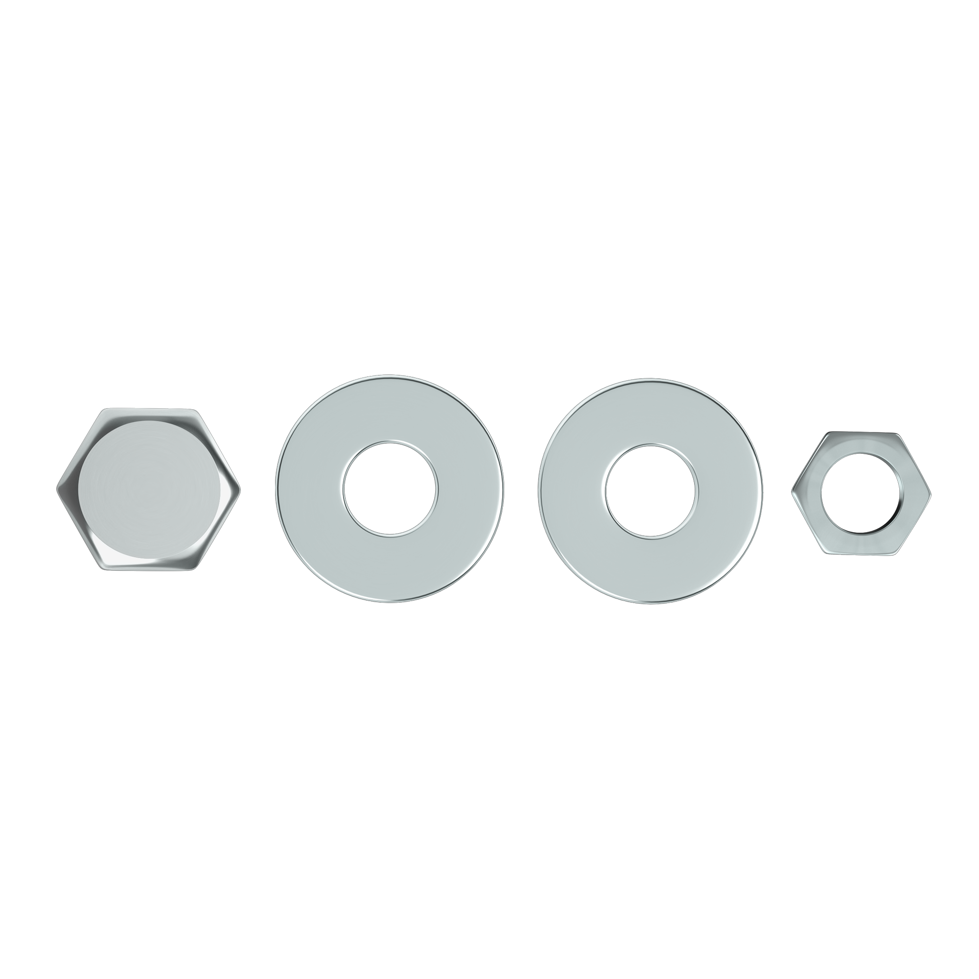 6 parafusos STANDERS SEXTAVADO ZINCADO 8X80MM - 4