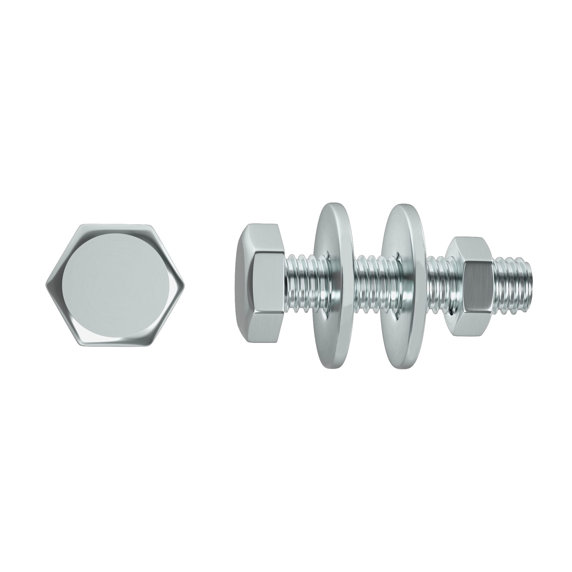 CONNEX - 4 BULLONI TESTA ESAGONALE ZINCATI M10X40 | Leroy Merlin CONNEX - 4 BULLONI TESTA ESAGONALE ZINCATI M10X40 | Leroy Merlin