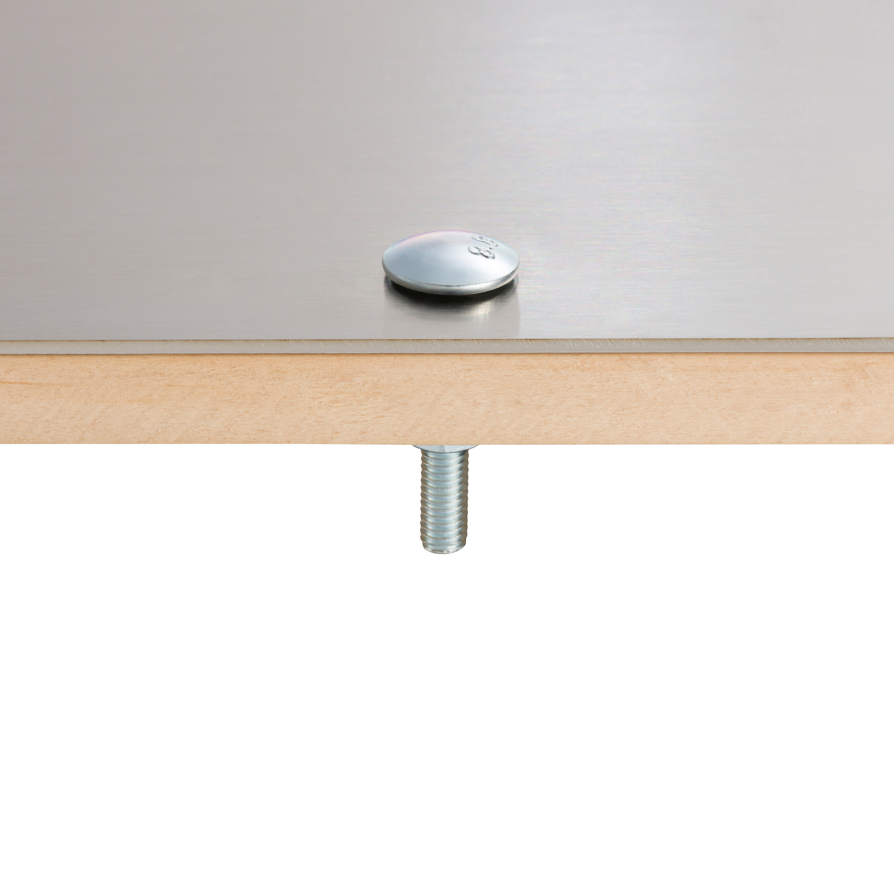 6 Tornillo de métrica cabeza redonda sin muesca de acero , Ø 5 x L.20 mm - 7