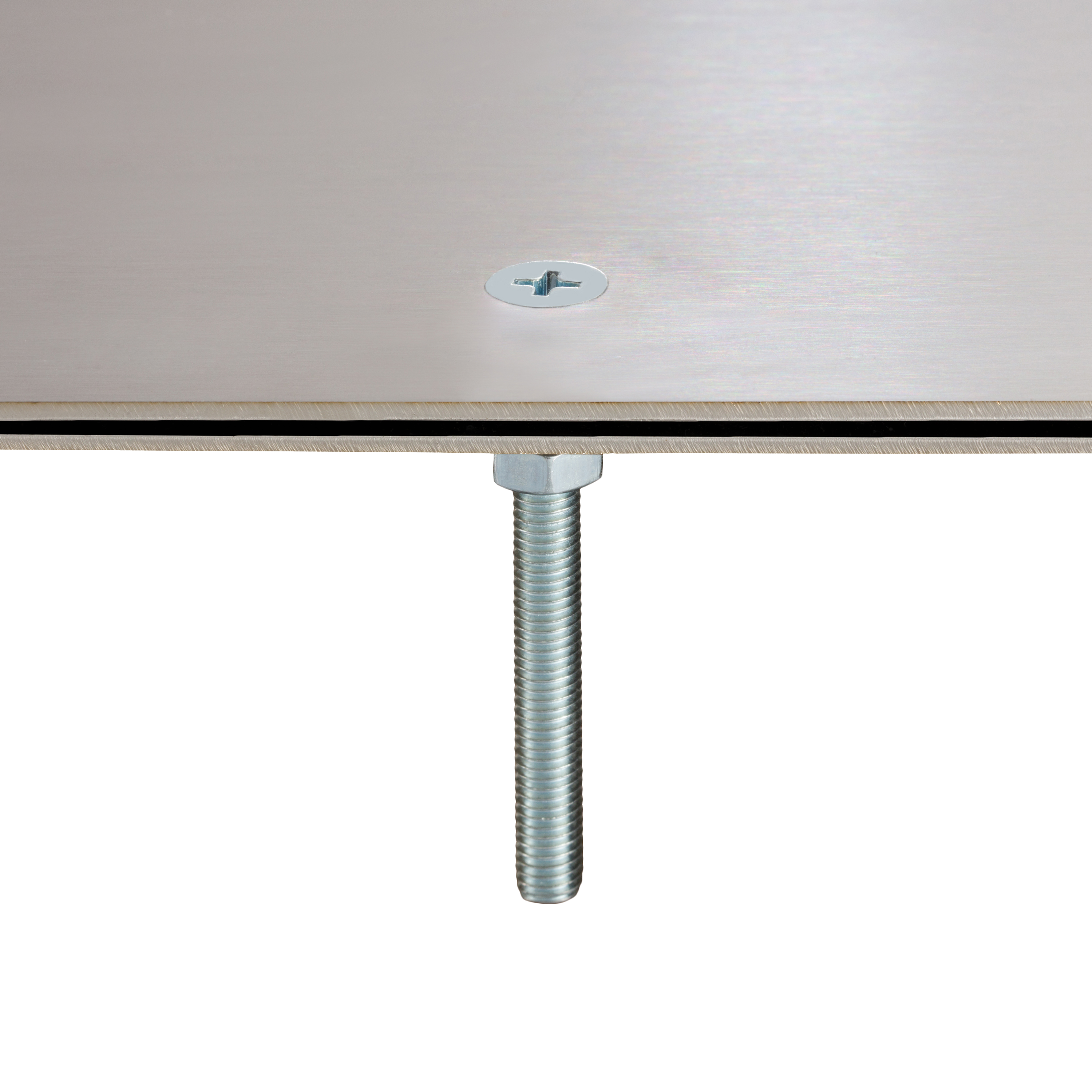 10 X 1"""" Viti Per Lamiera 100 Pezzi 410 Acciaio Inossidabile Testa Piatta Rapida~p113251326