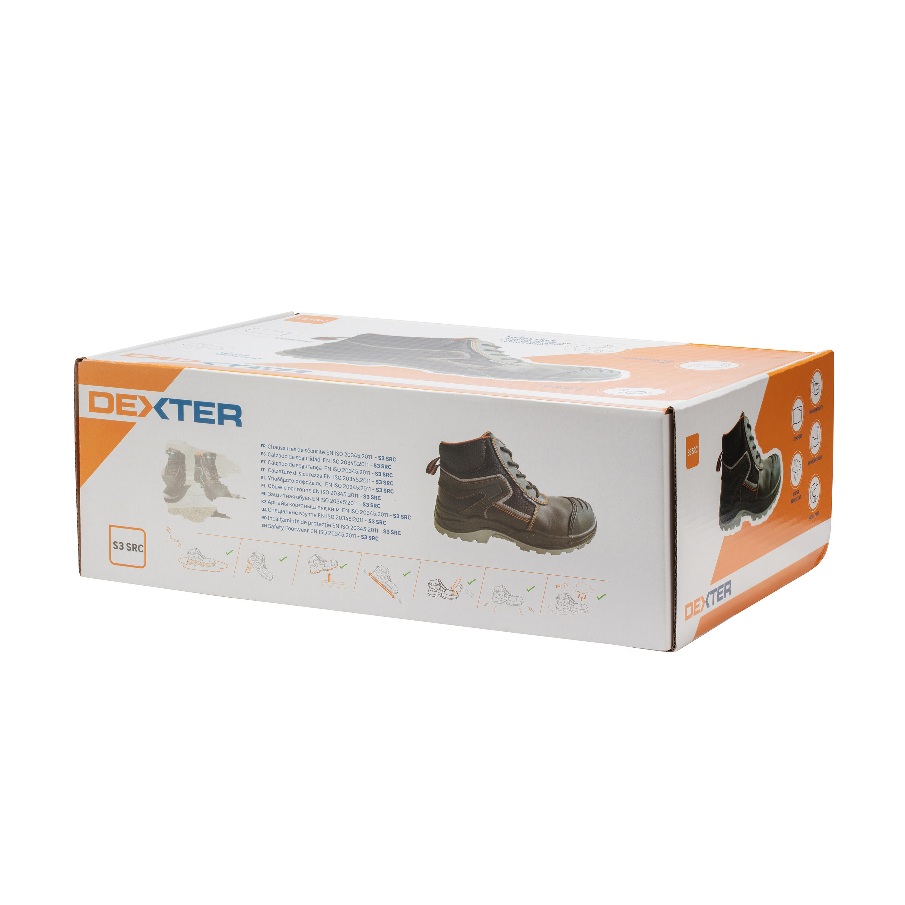 Bota de segurança preto S3 tamanho 41 Dexter - 9