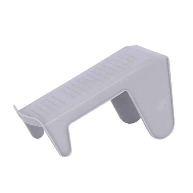 Organizador de sapatos 1 par sapato PVC cinza 10x24x13.5 cm