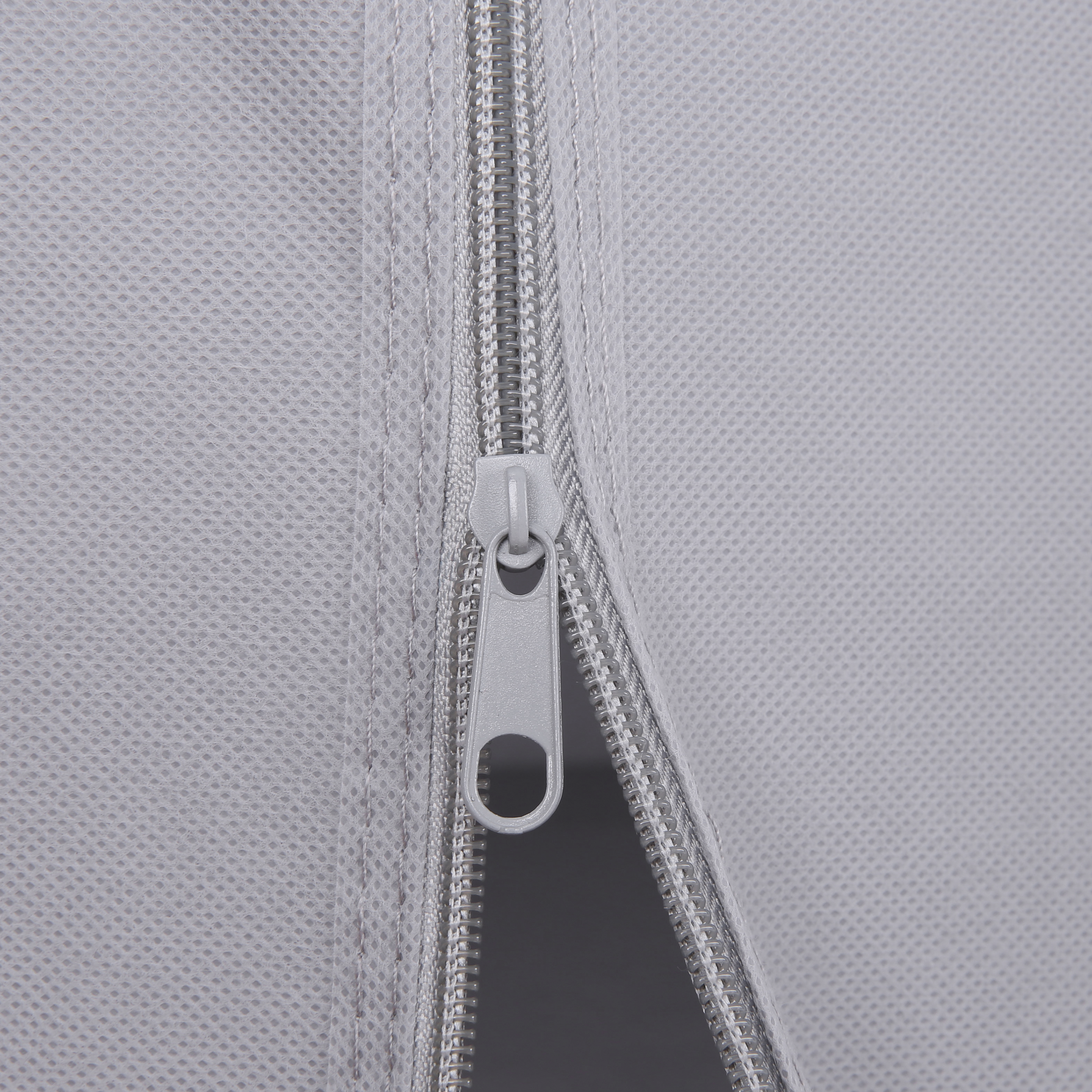 Zapatero Spaceo de tejido gris con 1 compartimento para 15 pares 60x90x35 cm - 7