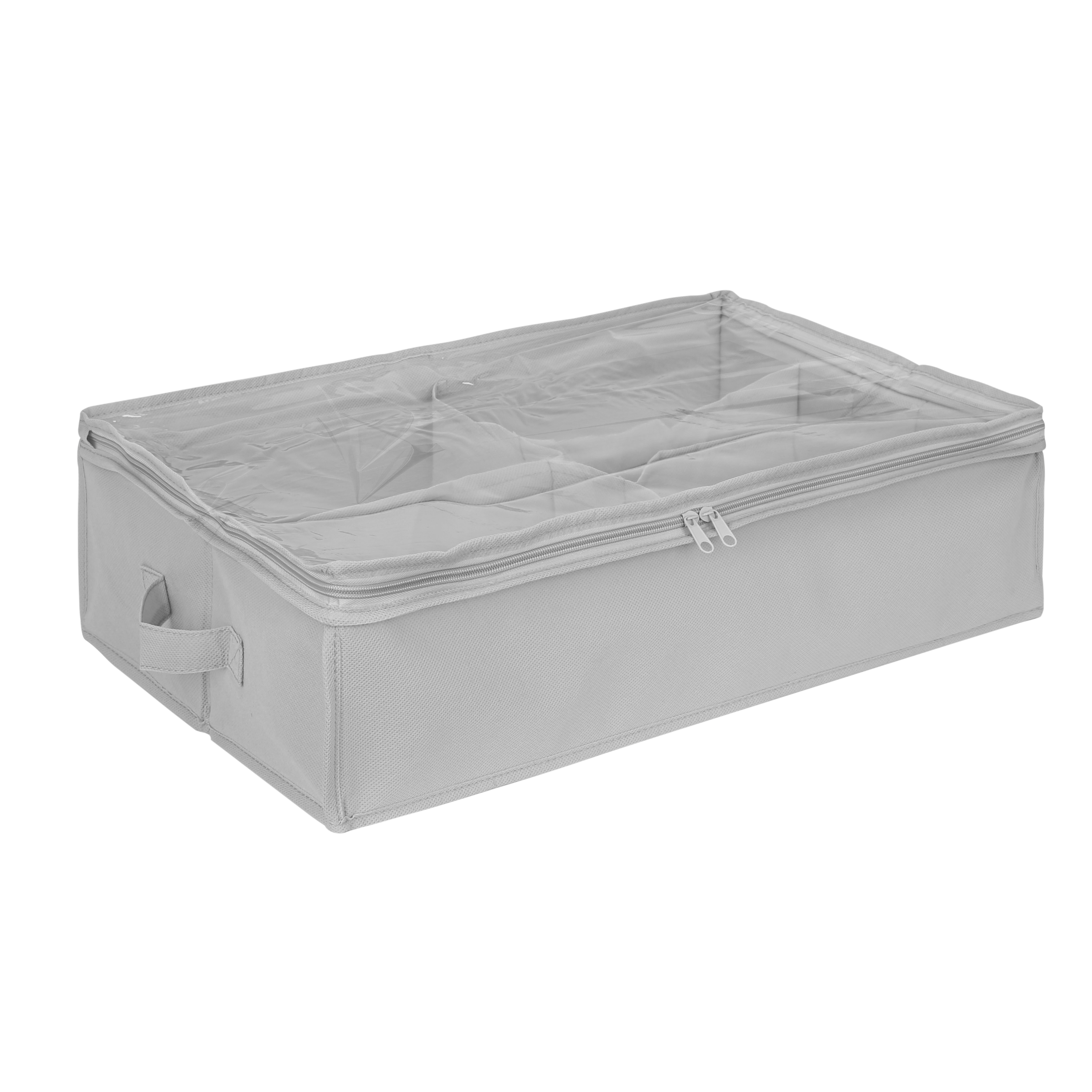 Caixa de sapatos SPACEO TEXTIL CINZA 16X56X36CM - 6