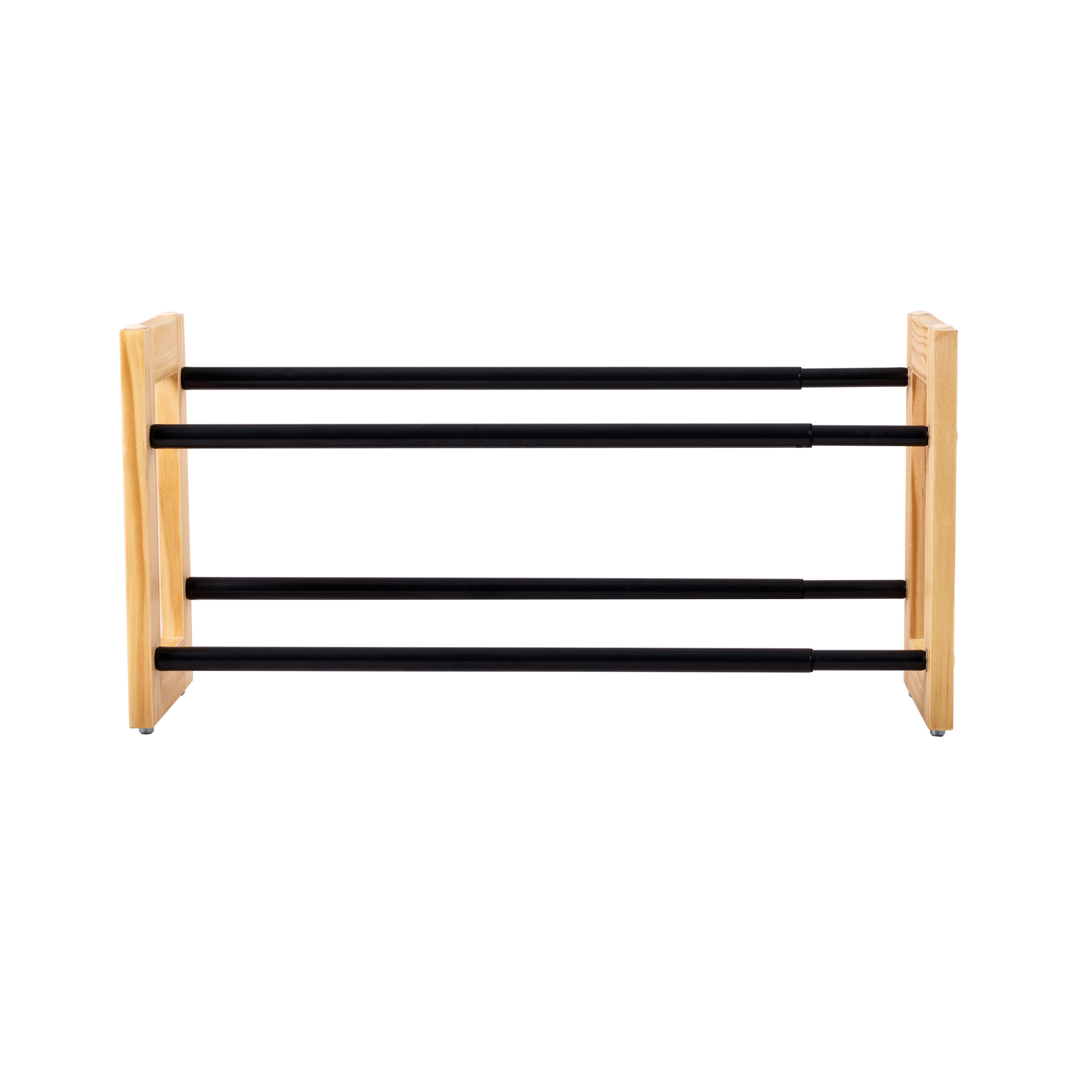 Sapateira empilhável SPACEO PRETA 90X35X55CM - 2