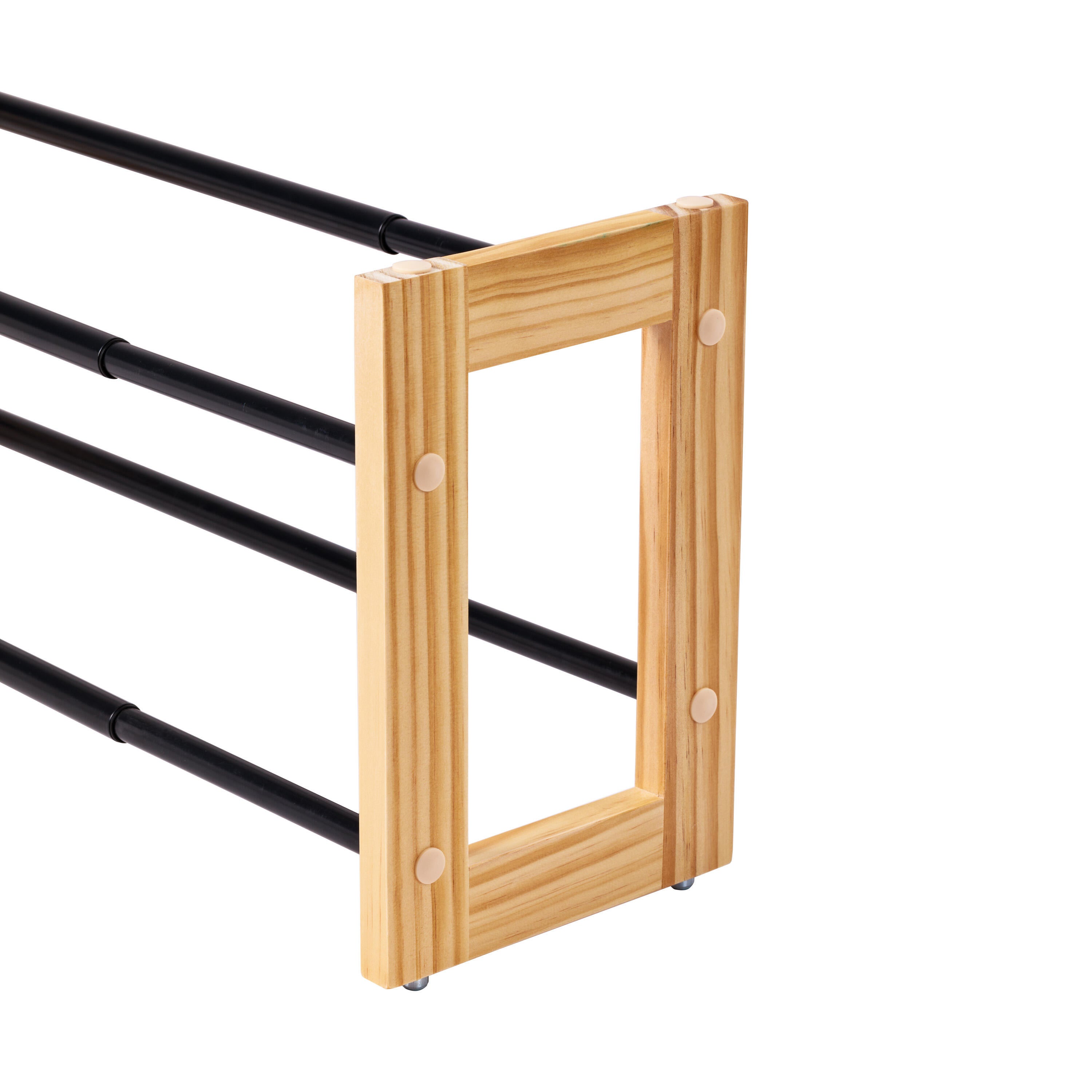 Sapateira empilhável SPACEO PRETA 90X35X55CM - 5