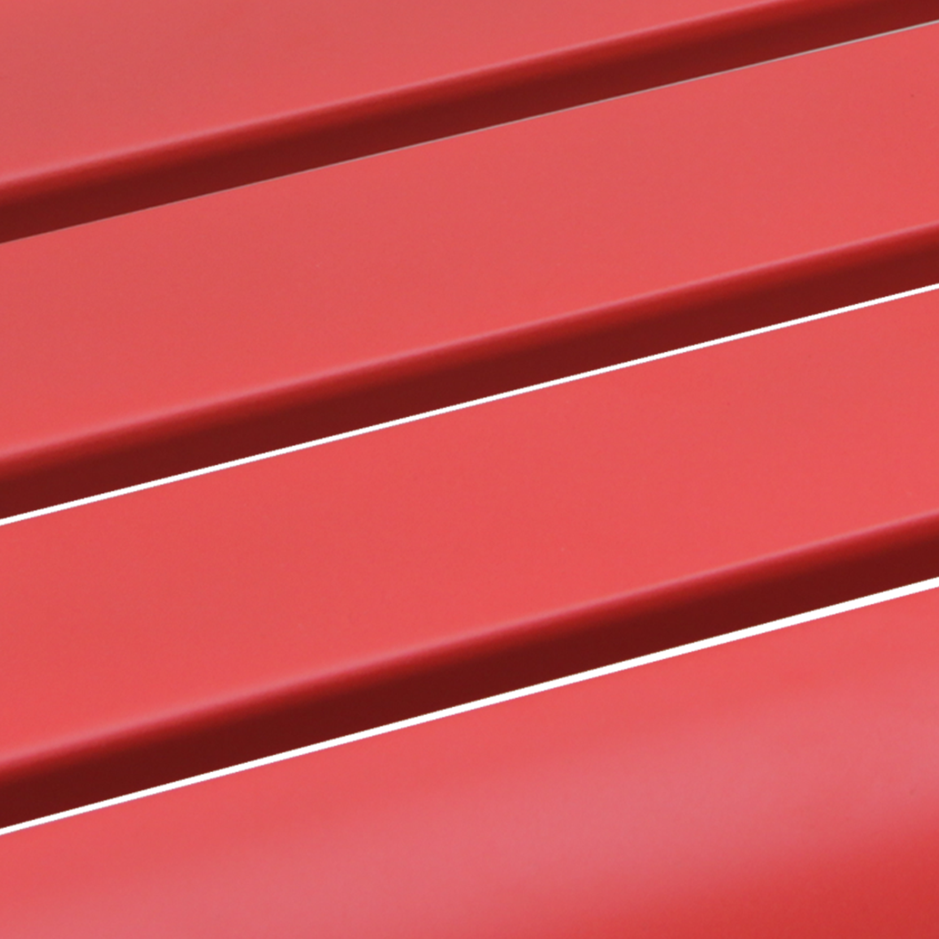 Banco de jardim METAL 118CM VERMELHO - 8