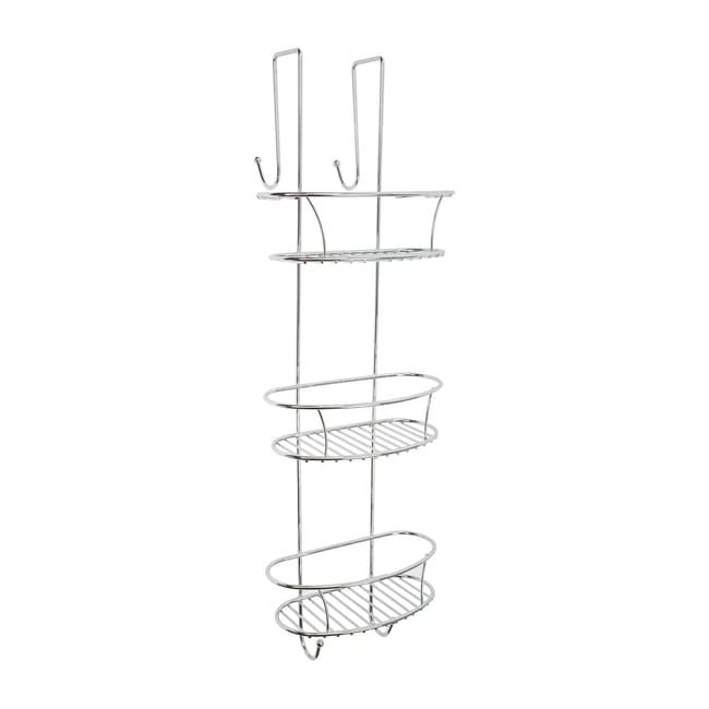 Leroymerlin Organizer per doccia per porta doccia Spider cromo