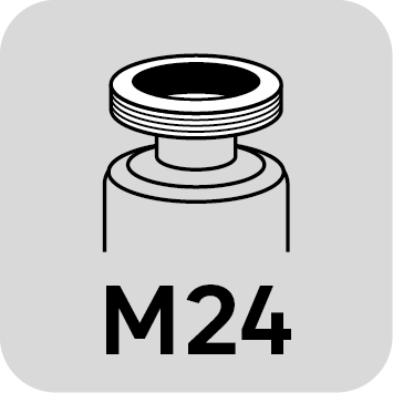 Mousseur bidet rotule orientable, M24, easyclean, éco, EQUATION - 5