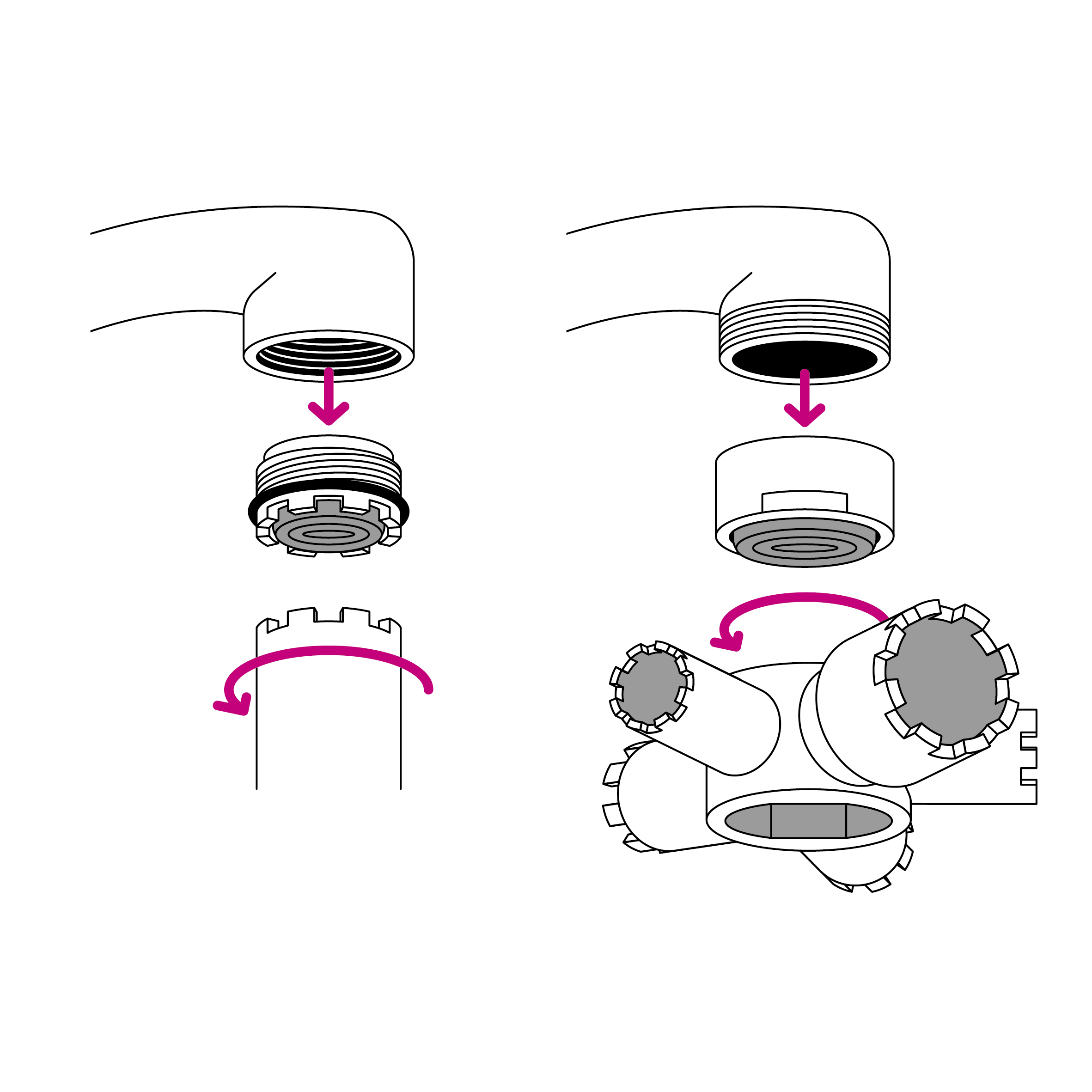 Clé montage démontage pour mousseur Equation - 4